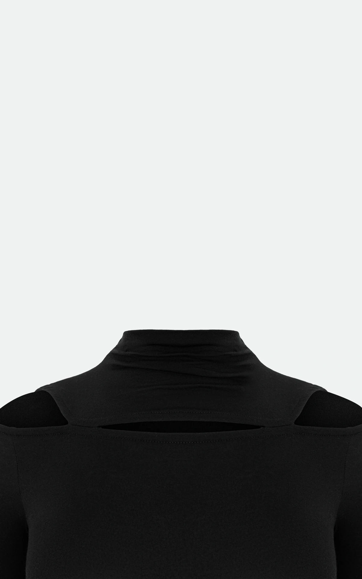 Longsleeve z wycięciami na ramionach