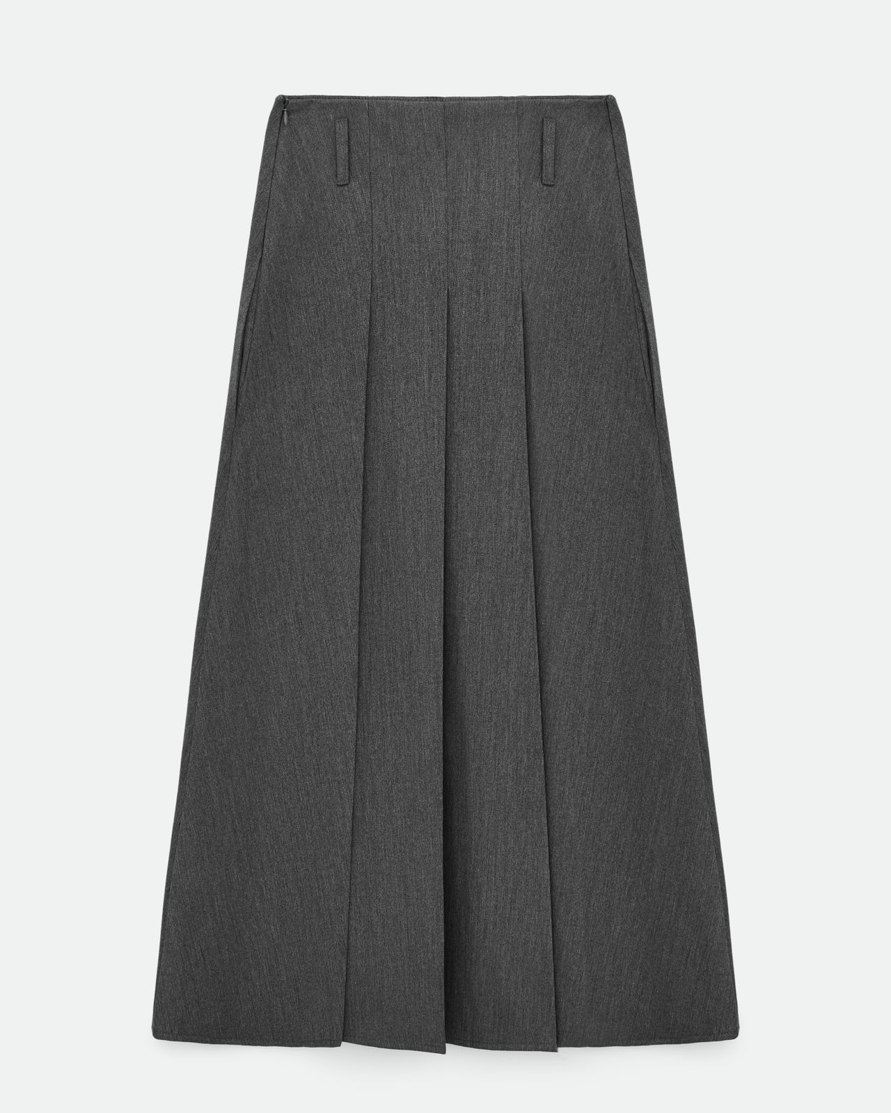 PLEATED SKIRT WITH TWISTED DESIGN(S BlackxBlack): Vintage