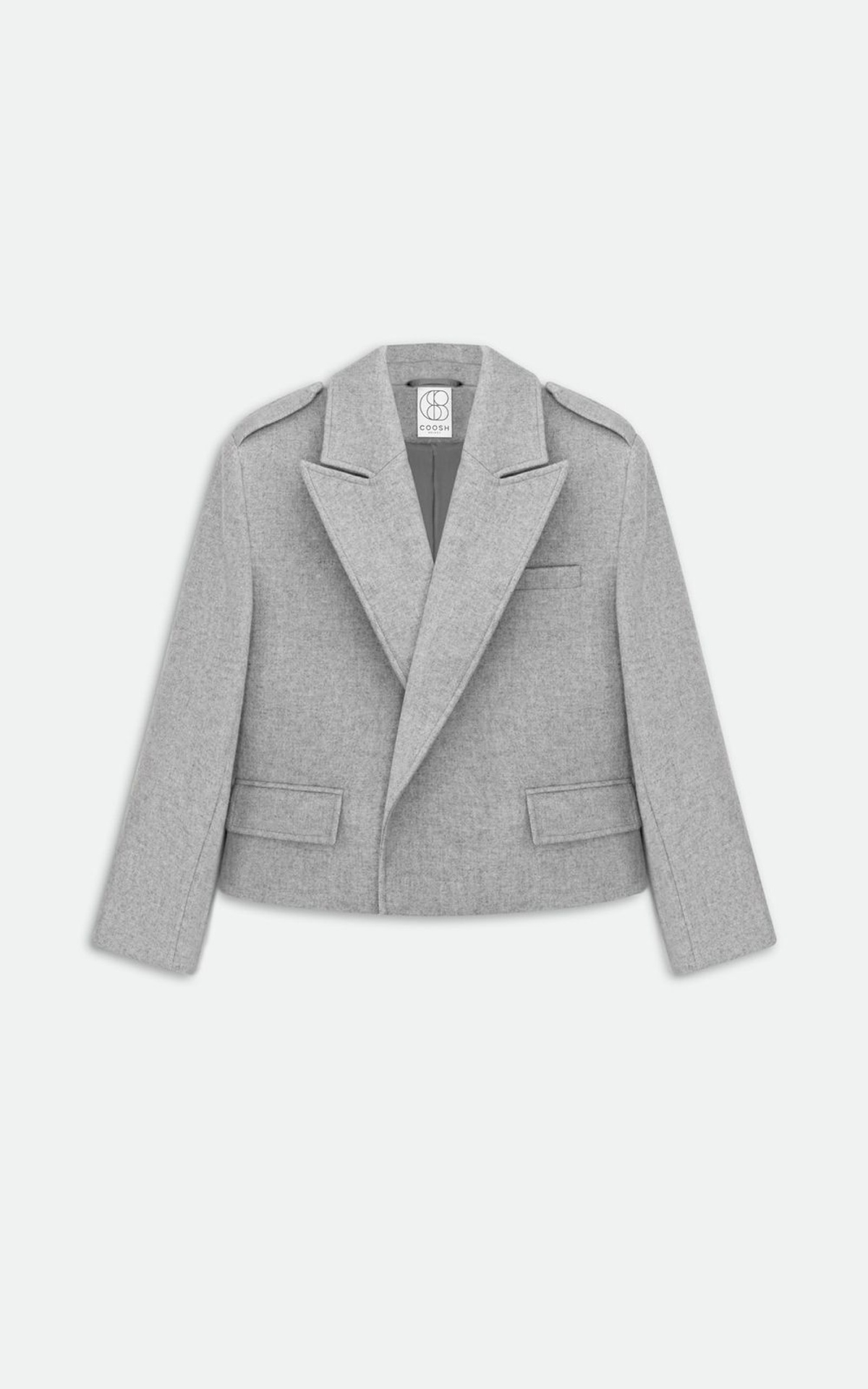 ARISS Cropped Woolen Coat