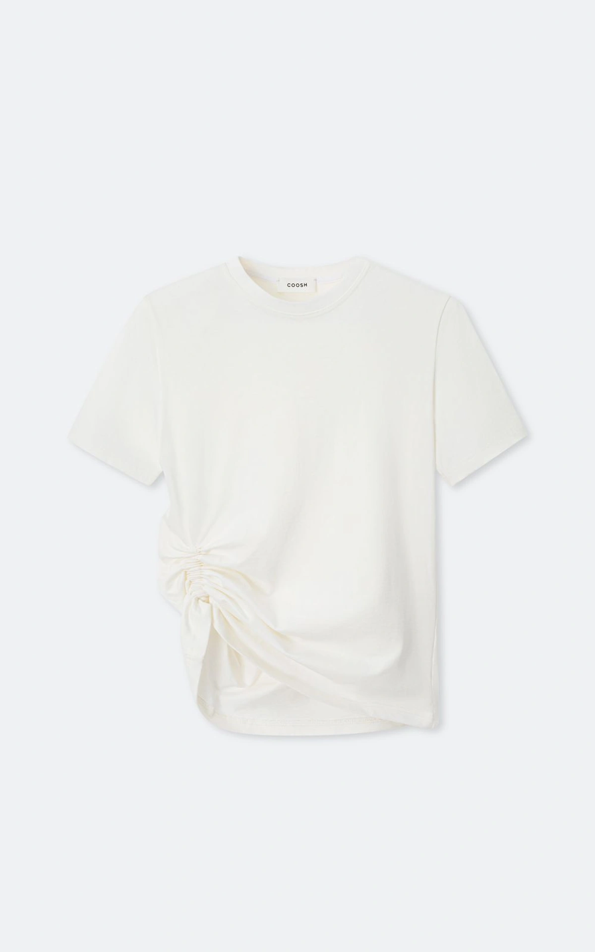 Fitted Padded Shoulder T-shirt