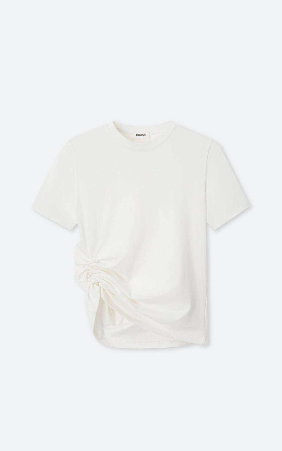 Fitted Padded Shoulder T-shirt