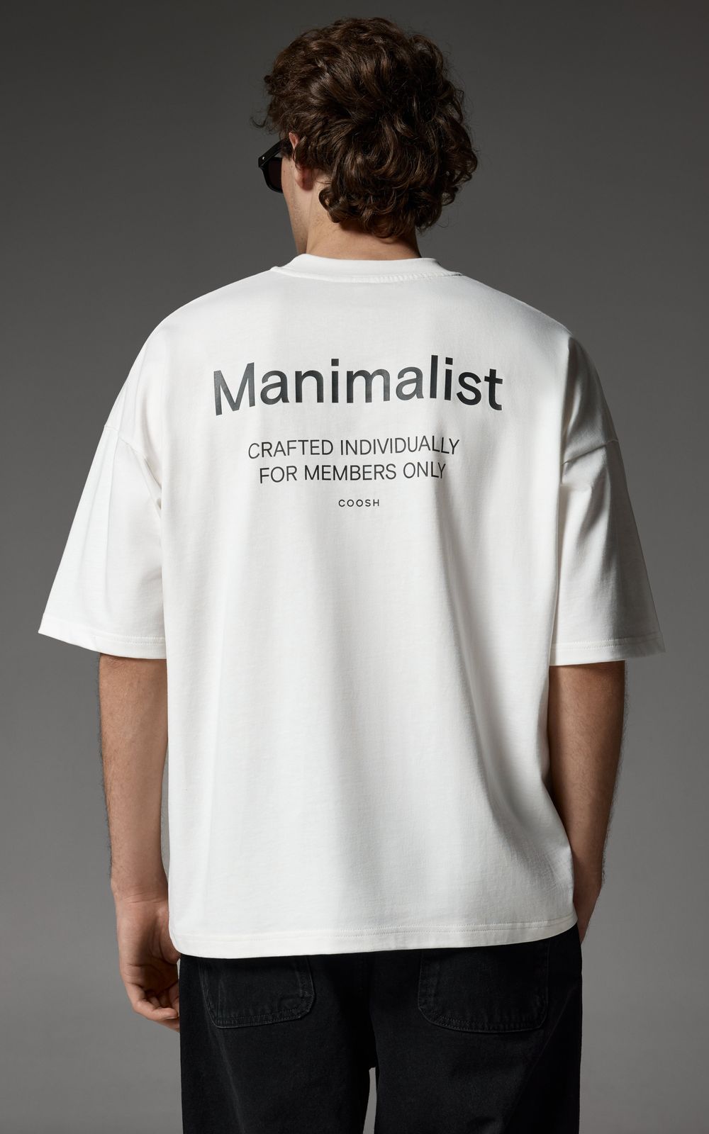 T-shirt MANIMALIST - Milky | COOSH