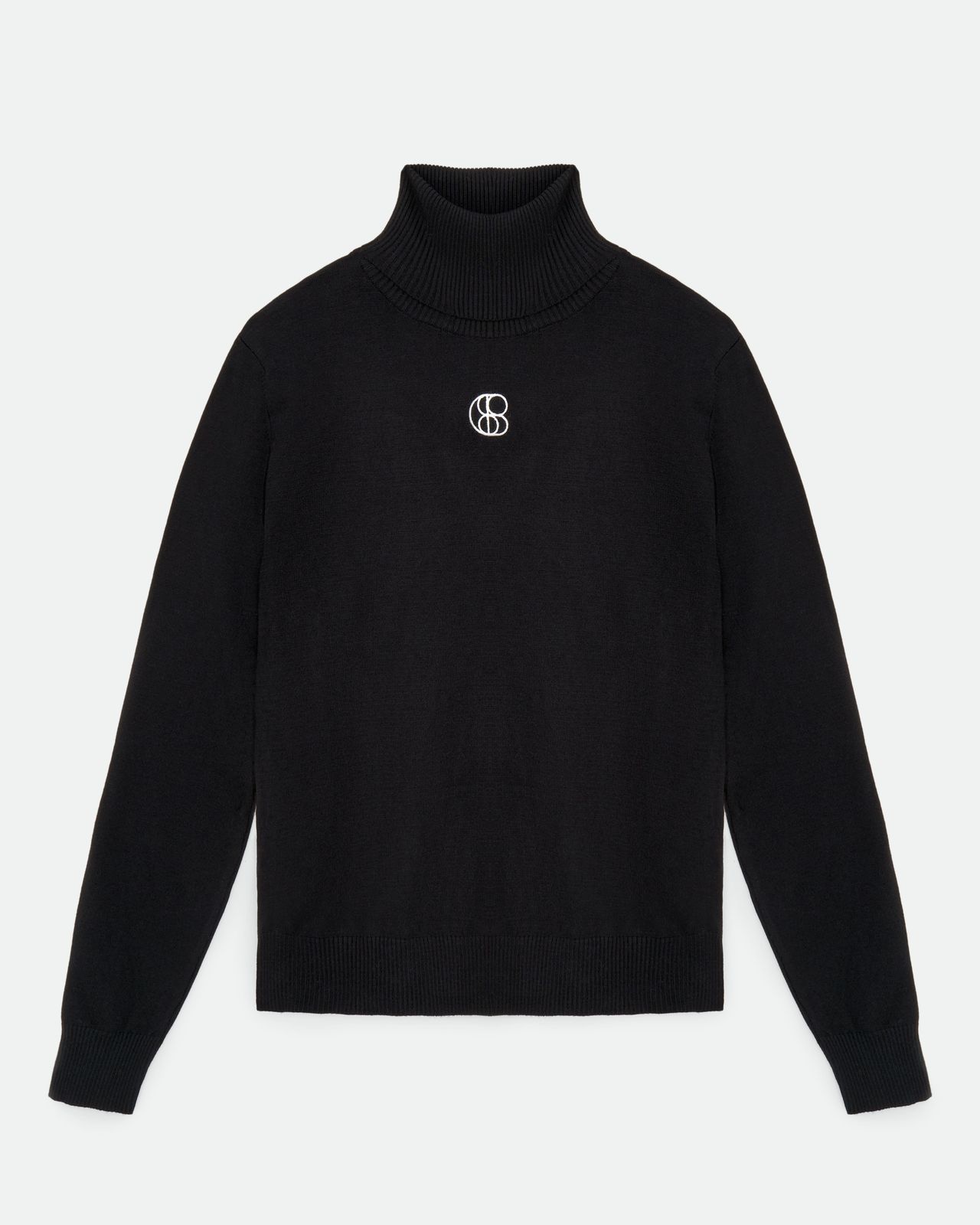 トップス 24ss KNIT HI-NECK LS T-SHIRT(BLACK) ANCELLM - CHAIN KNIT HI-NECK LS T-SHIRT/BLACK | NapsNote