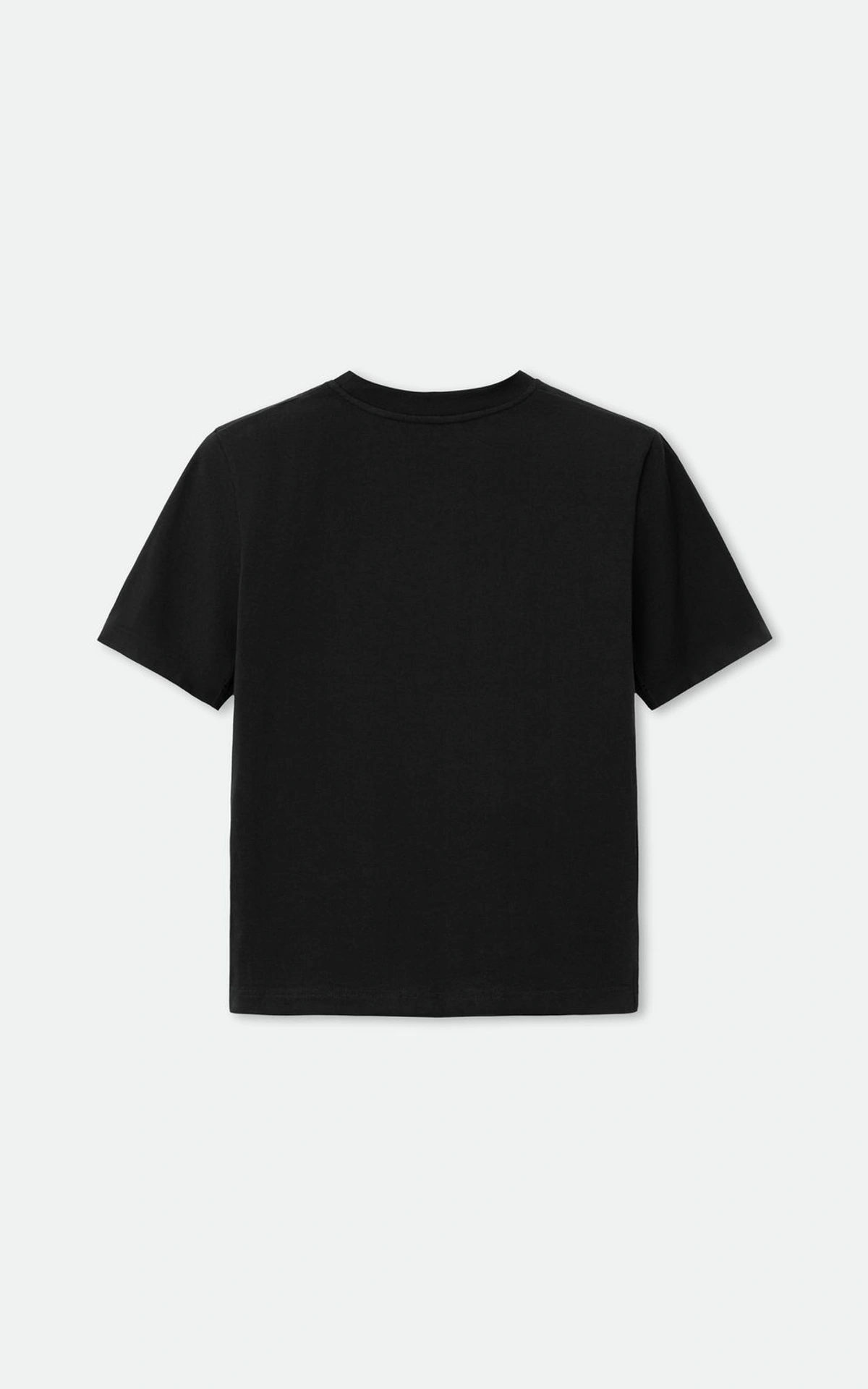 T-shirt o prostym kroju z poduszkami na ramionach