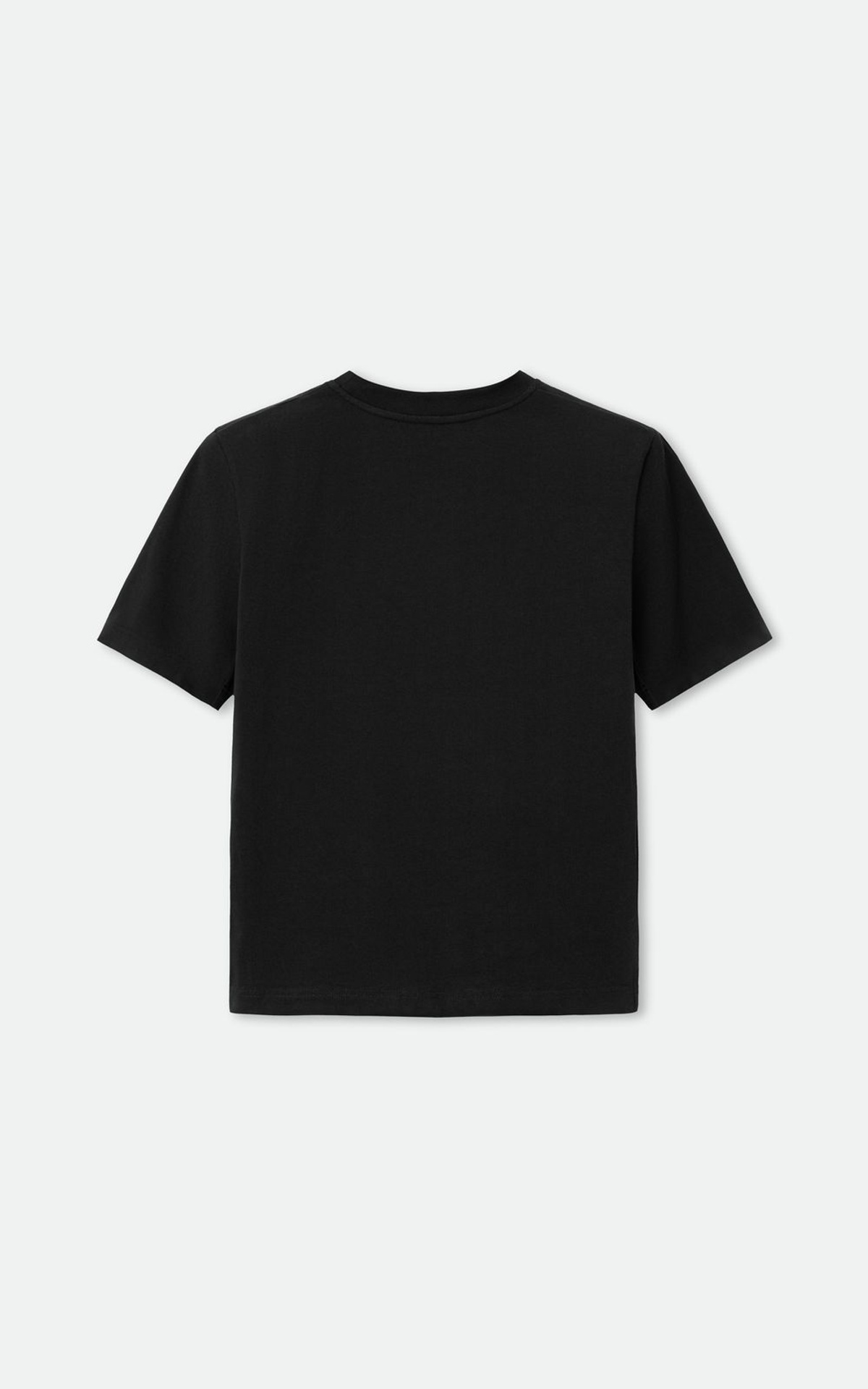 Padded Shoulder Straight-Fit T-shirt