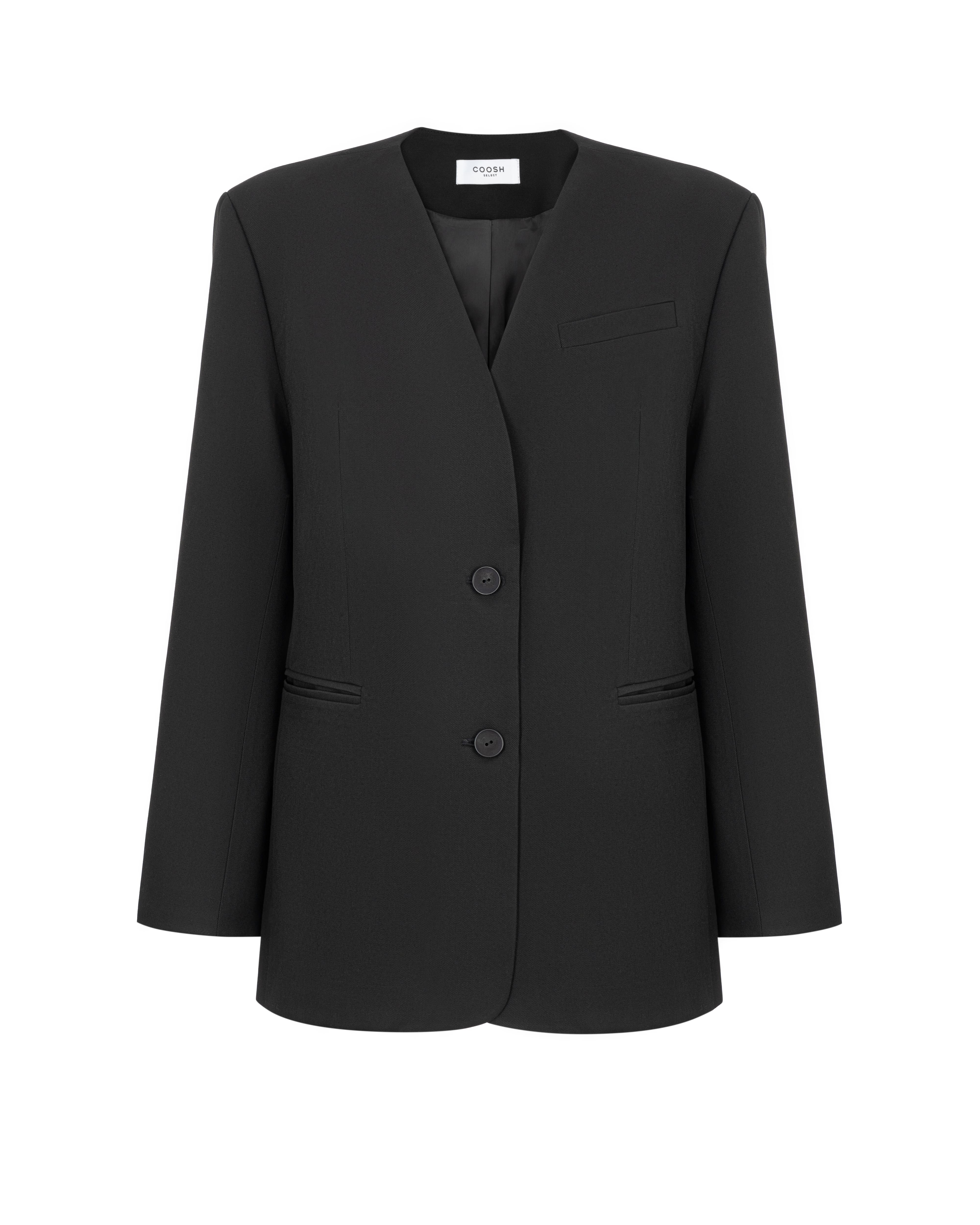 COLLAR LESS COAT (ES13C-02) | ESSAY / Jacket (MEN
