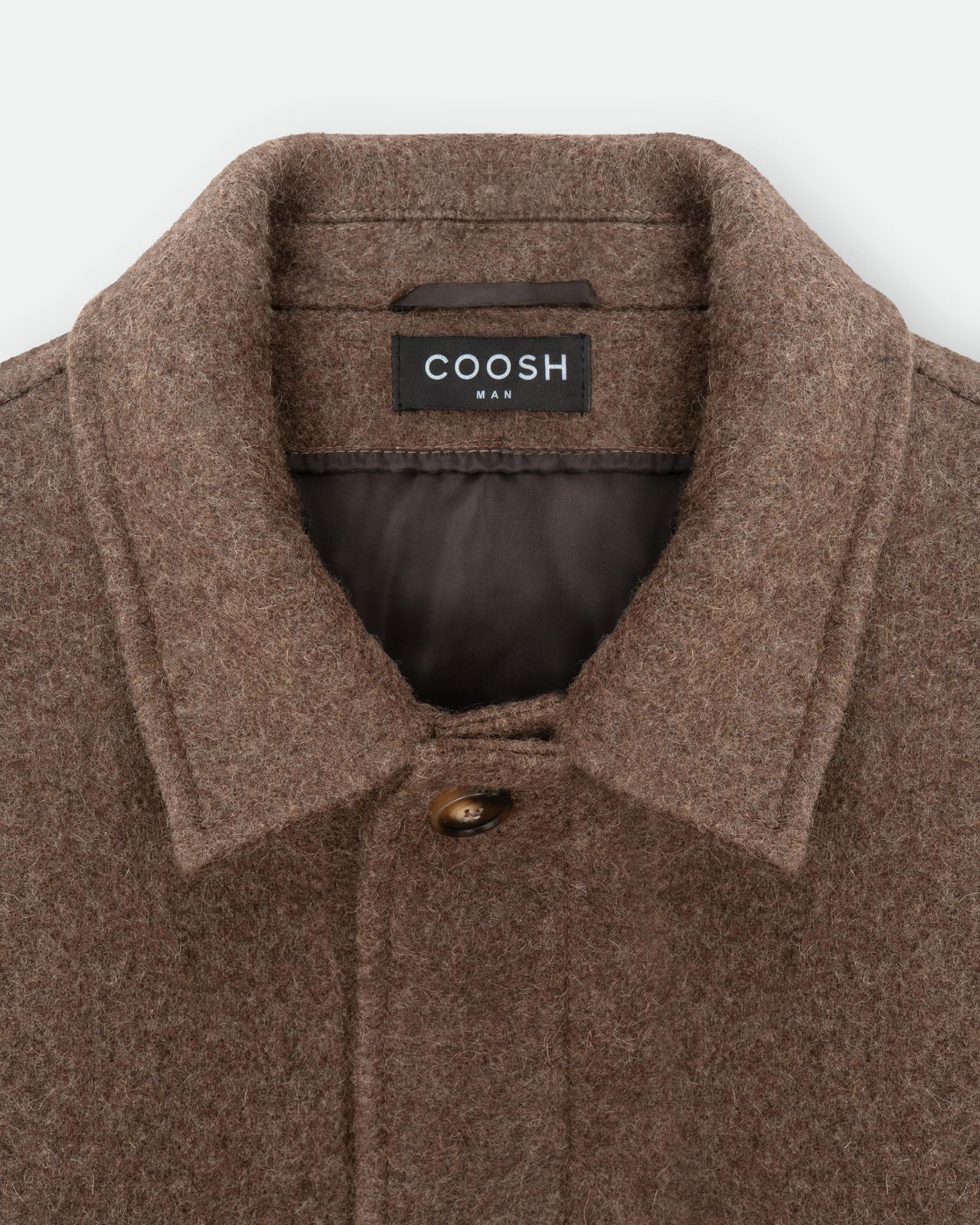 OXFORD Wool Coat - Brown | COOSH