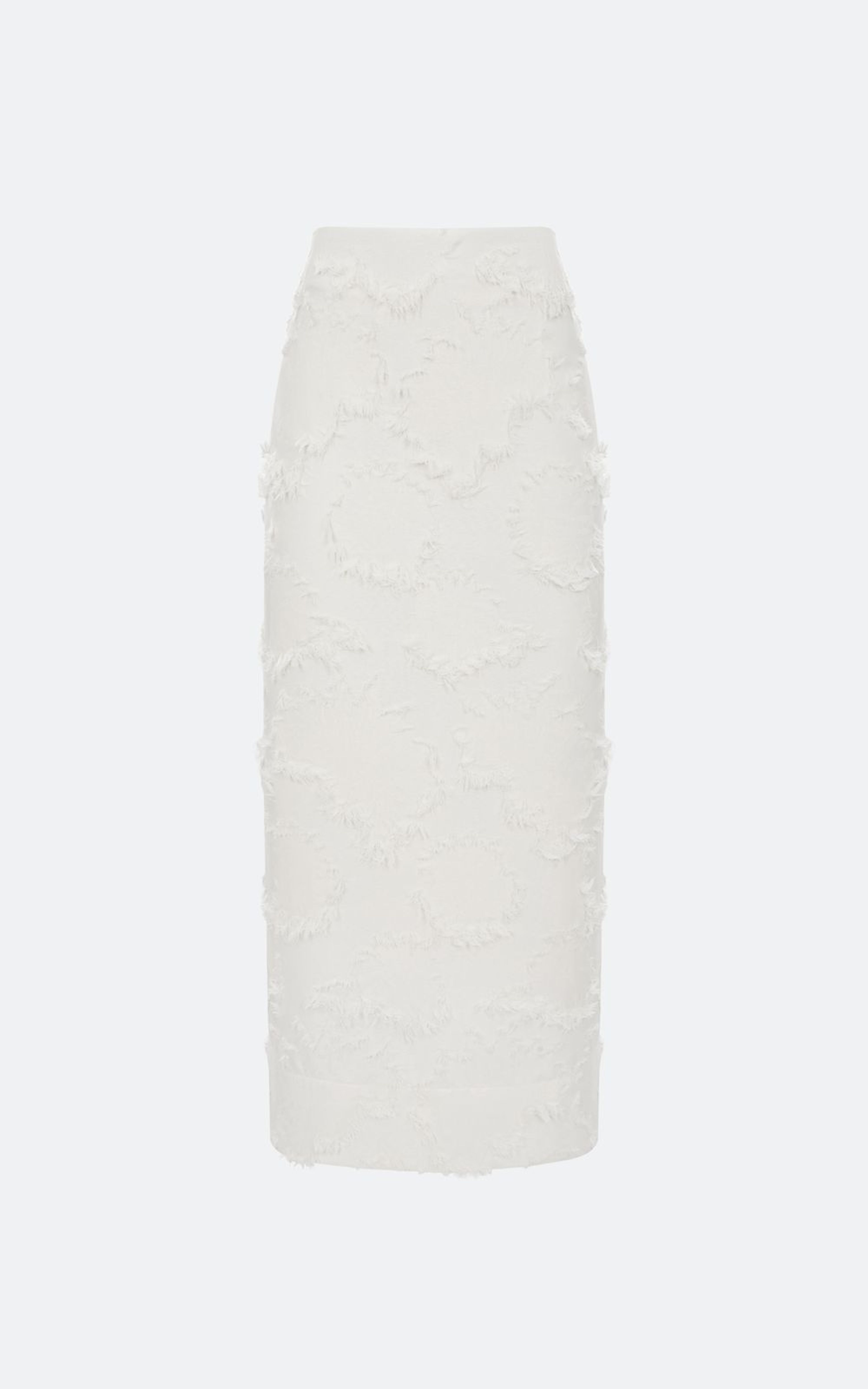 Спідниця міді JACQUELINE з фактурної тканини