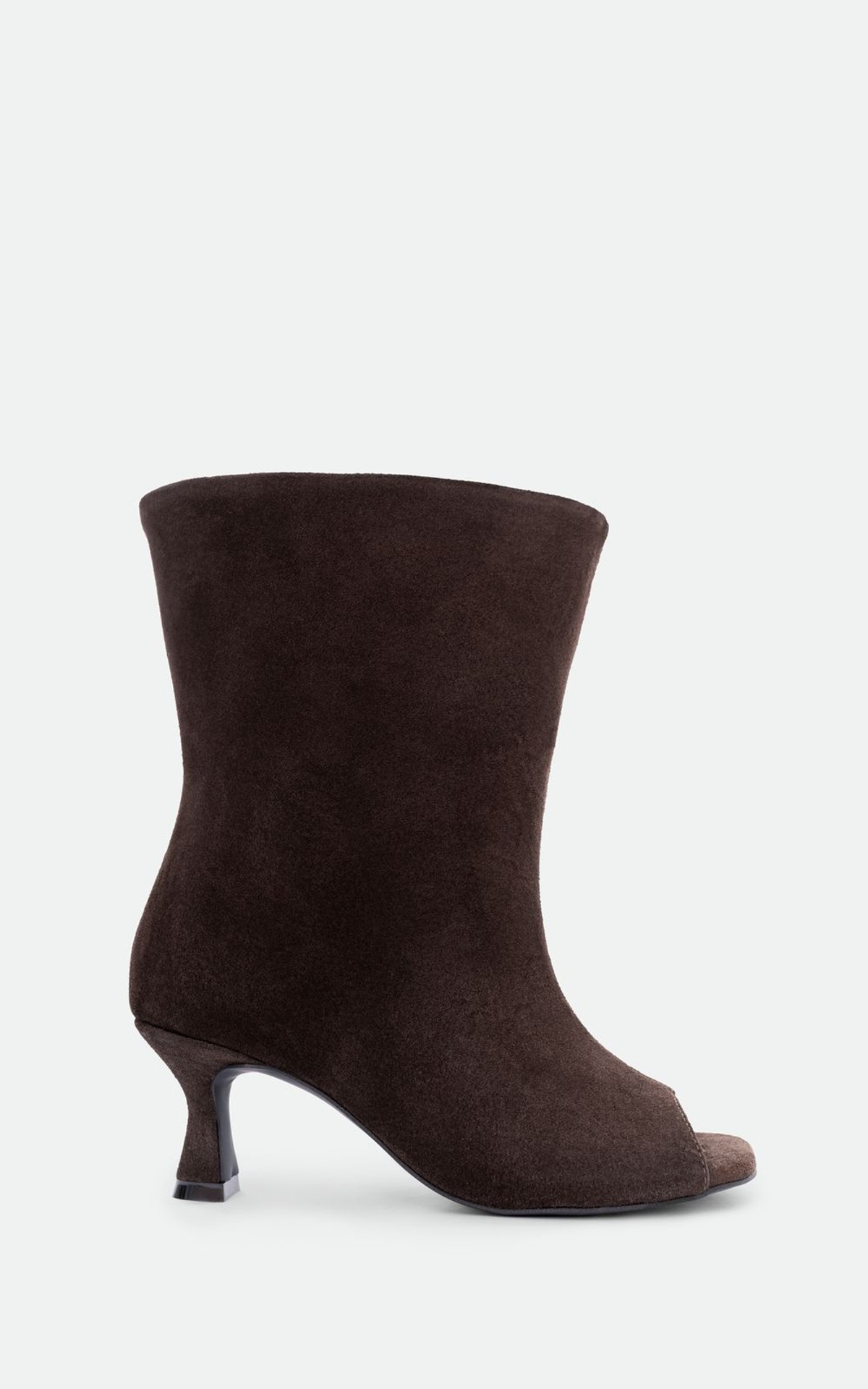 Open-Toe Suede Ankle Boots SAFARI