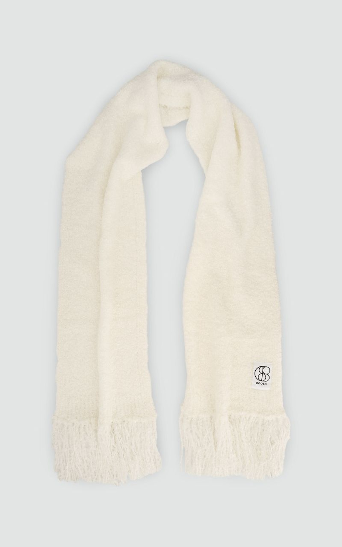 Fringed Boucle Scarf