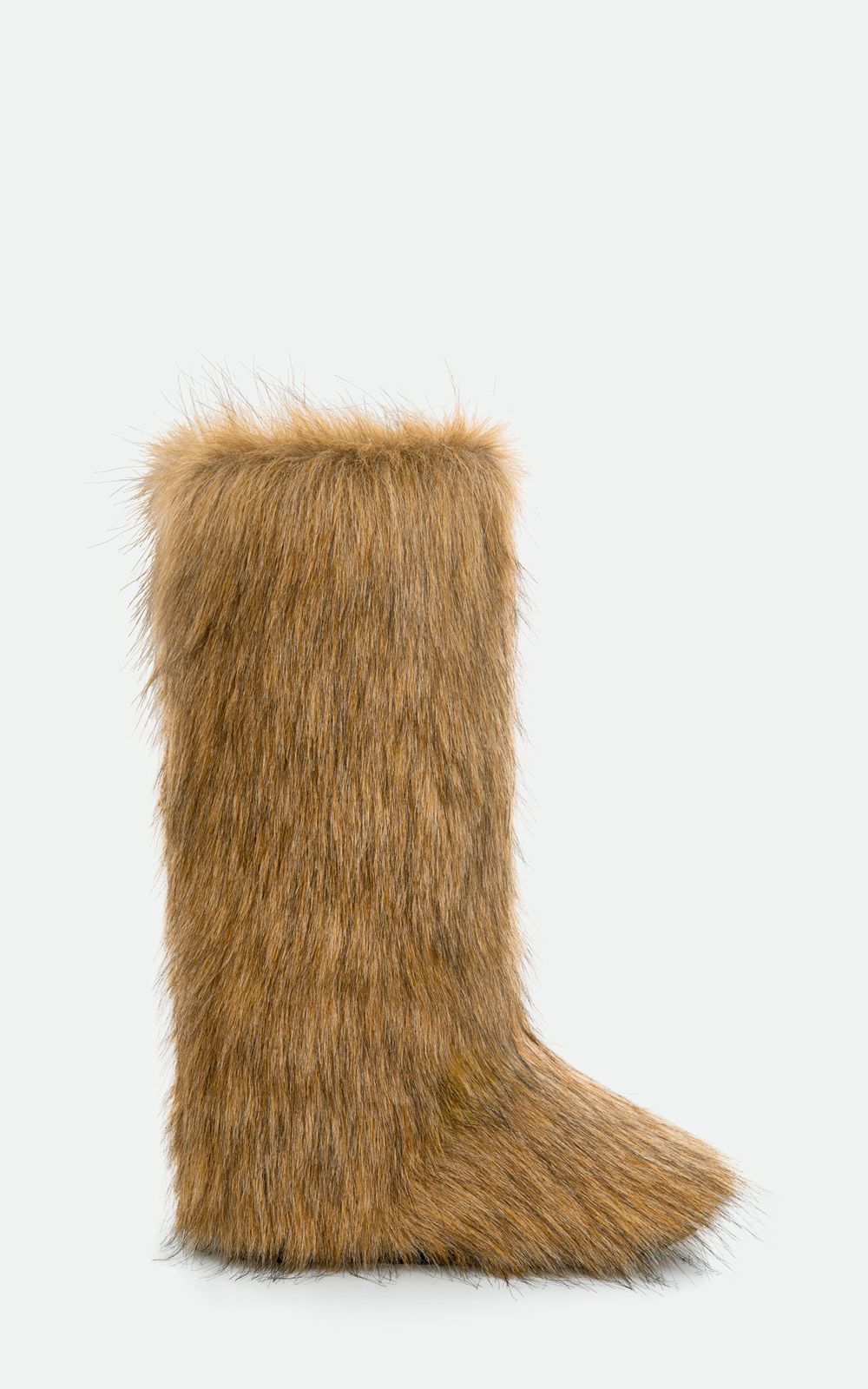 YETI Faux-Fur Shearling Snow Boots - Brown | COOSH