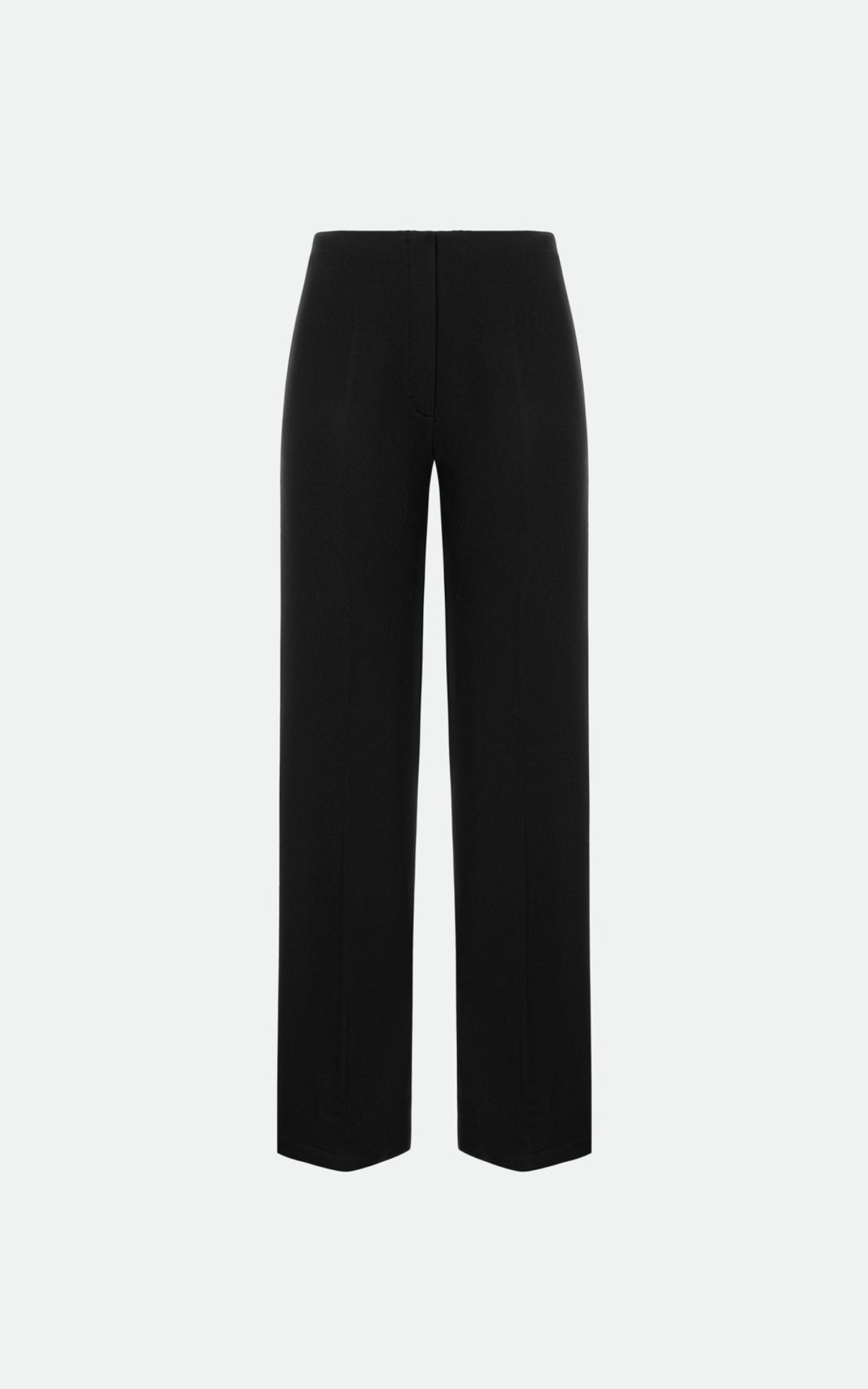 Fitted Trousers with Front Creases