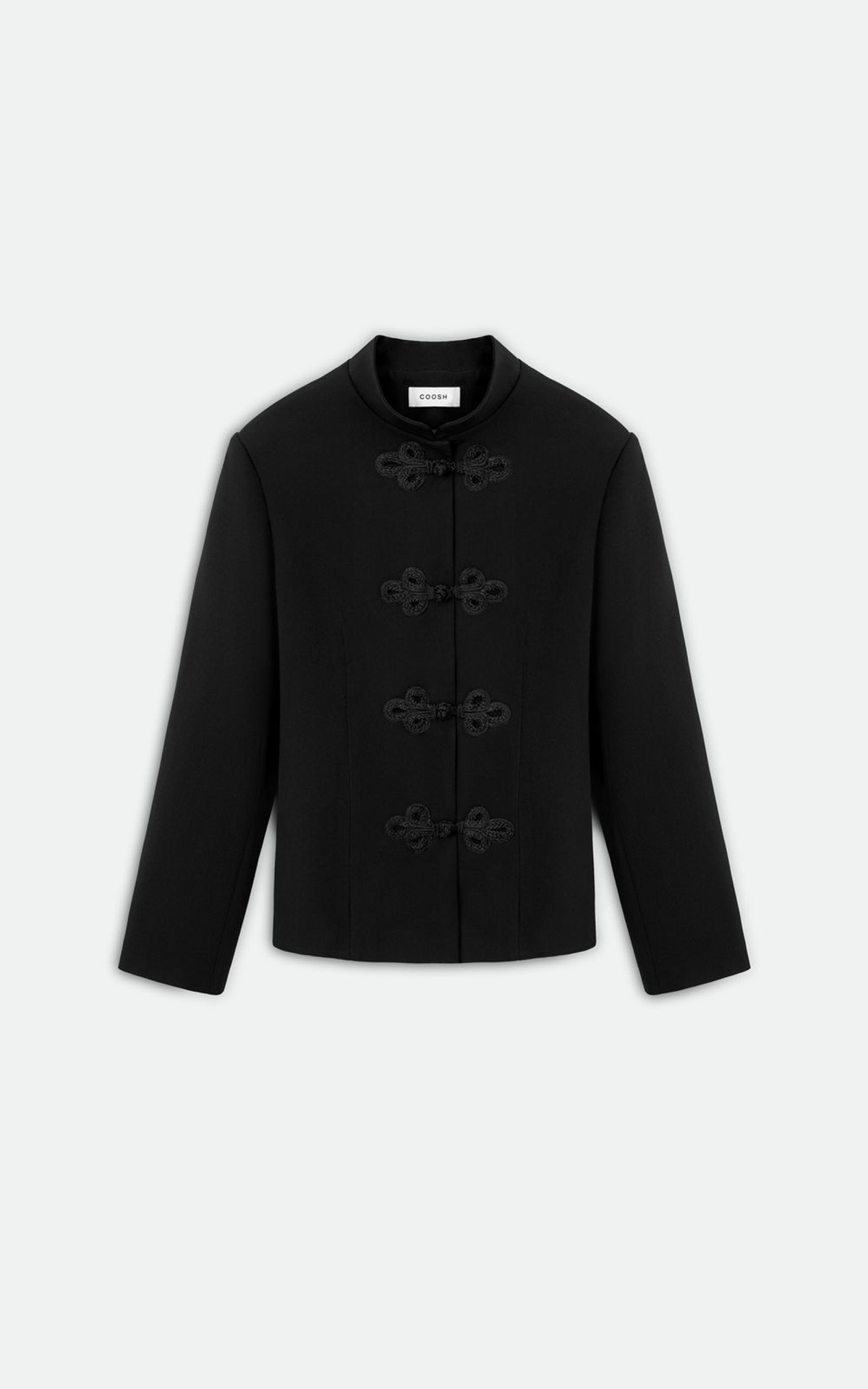 Жакет приталений в азійському стилі