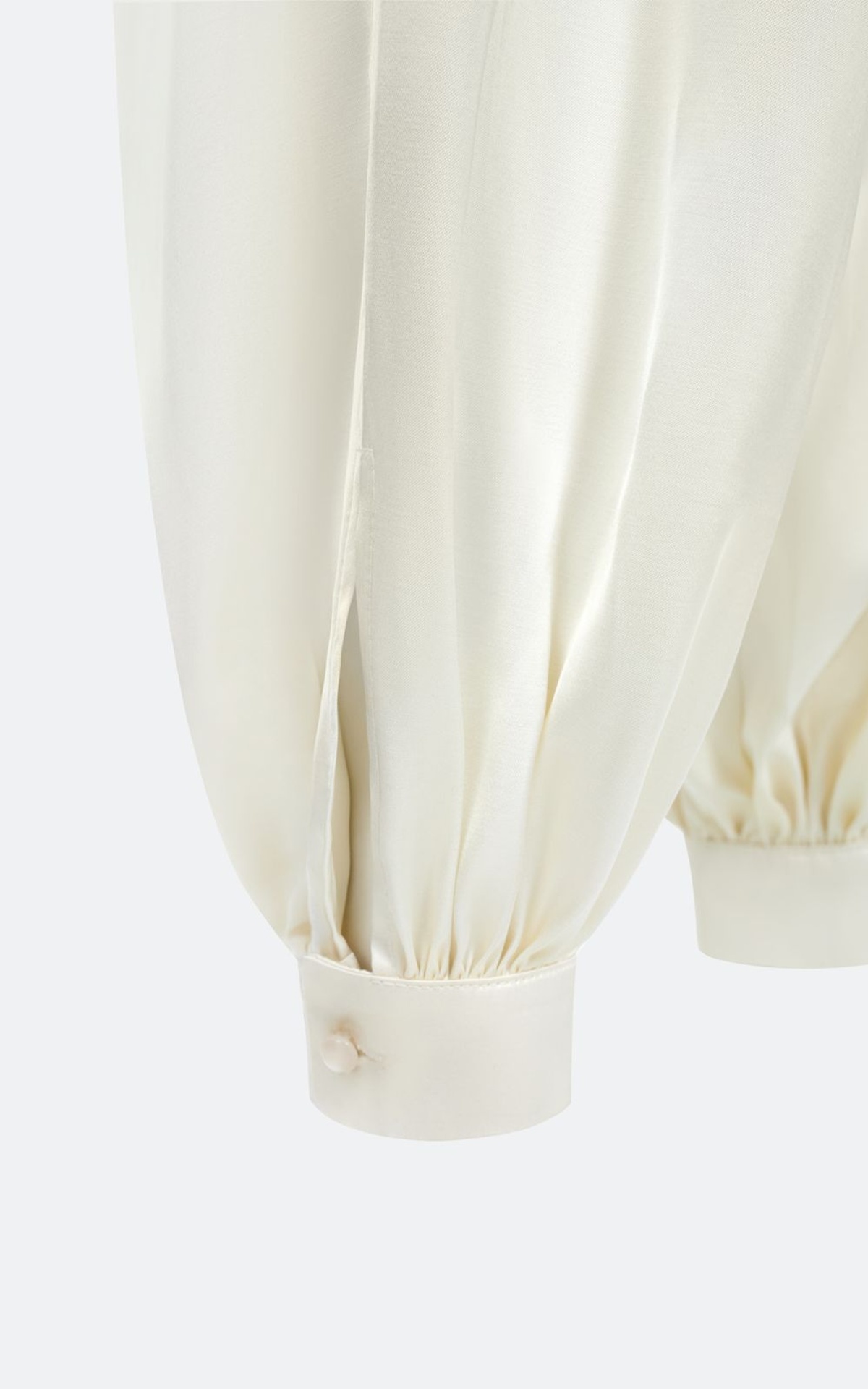 Штани-аладіни сатинові з ефектом плісе