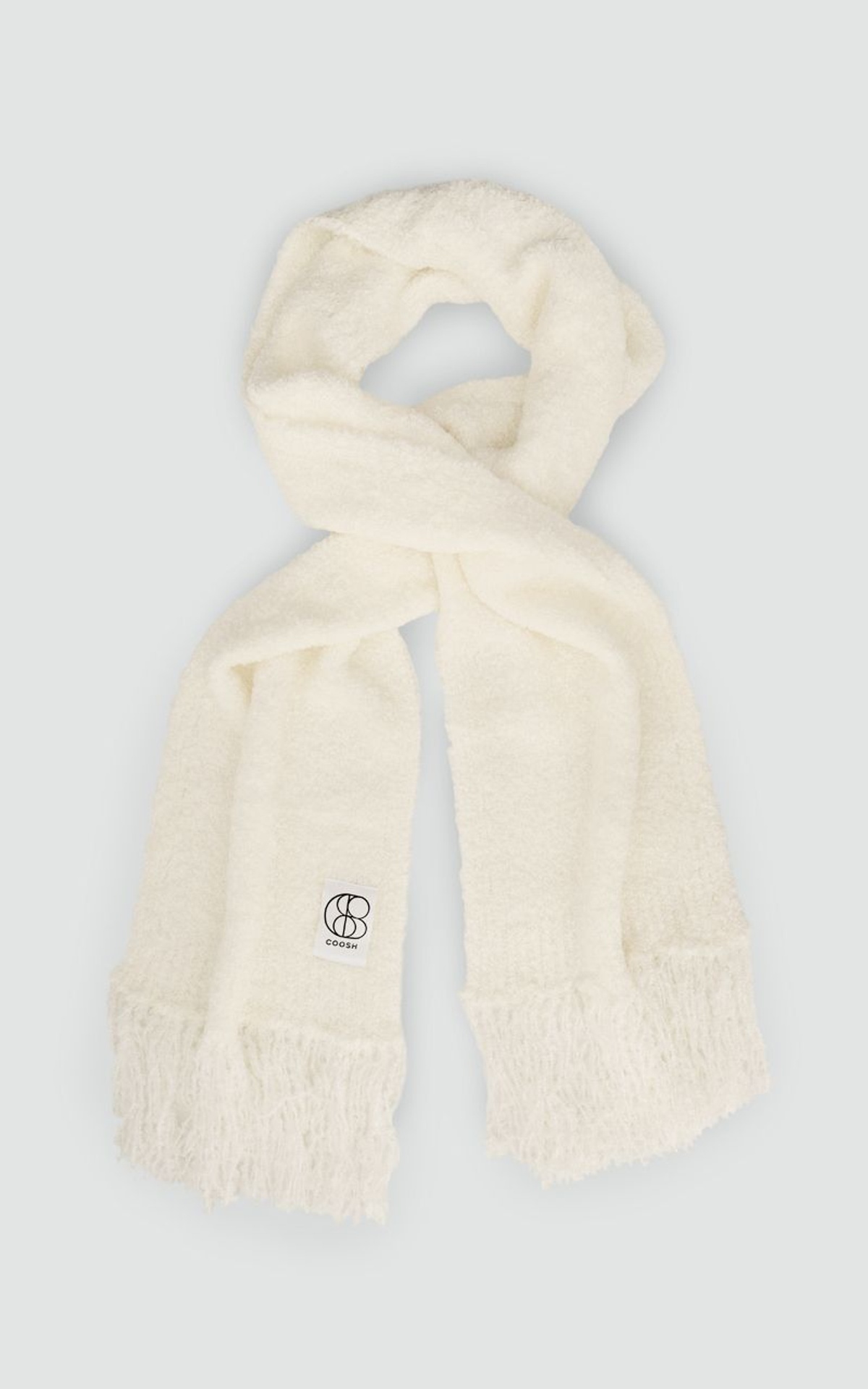 Fringed Boucle Scarf