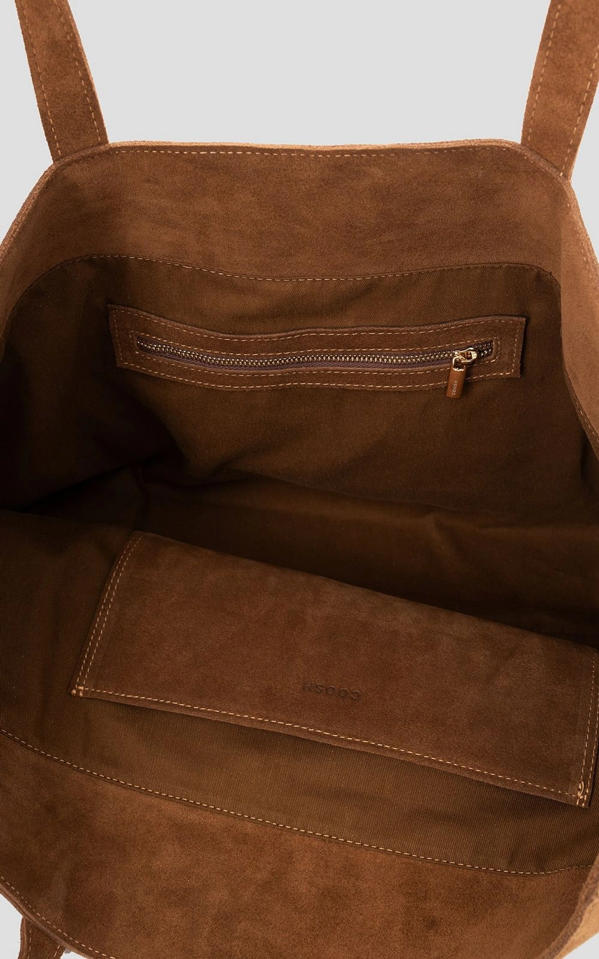 COOSH TOTE BAG in Suede