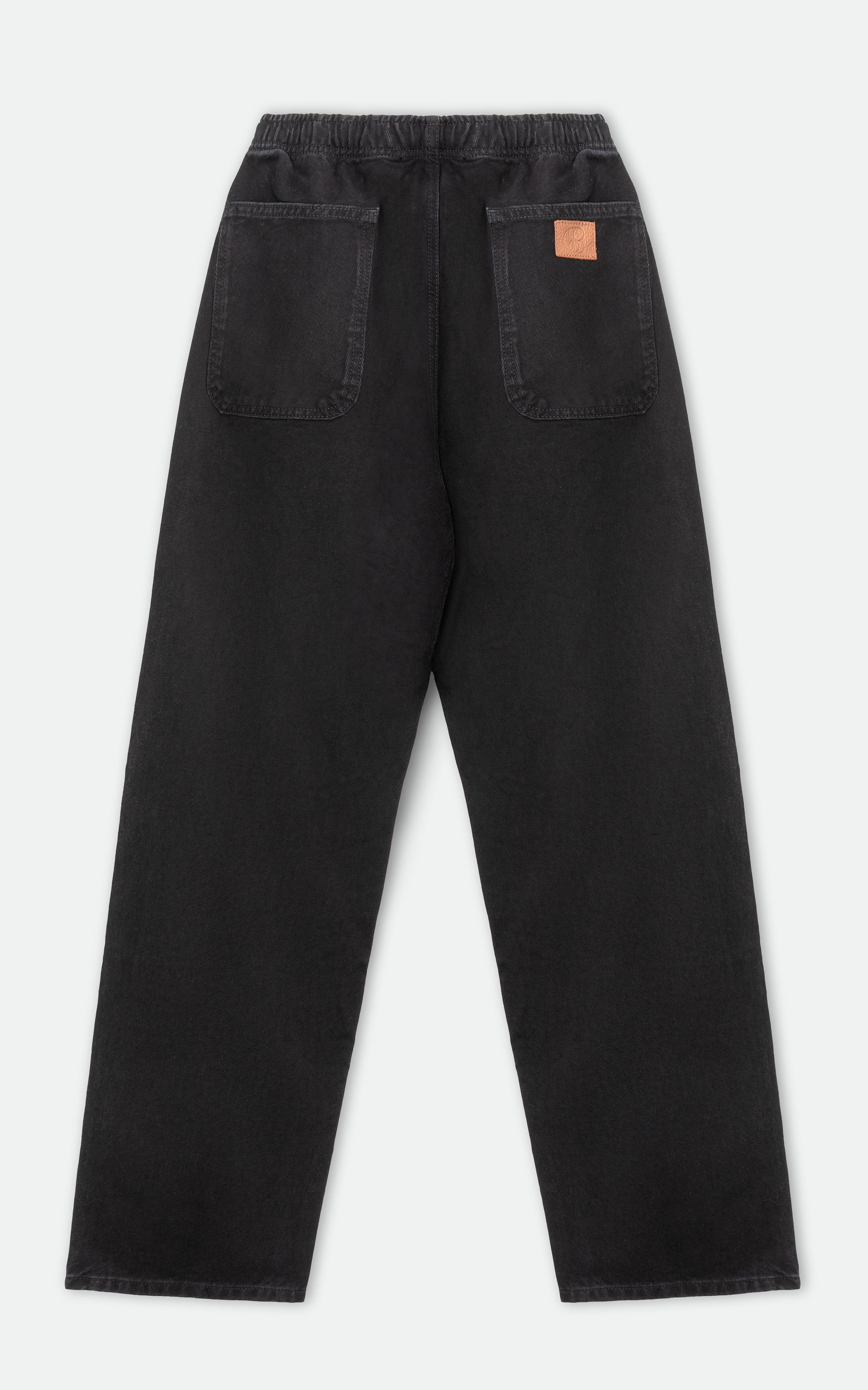 【BAON】[BAON] Abo Raw Denim Wide Banding Pants BAON】Ioki Banding Cut Wide Denim Pants