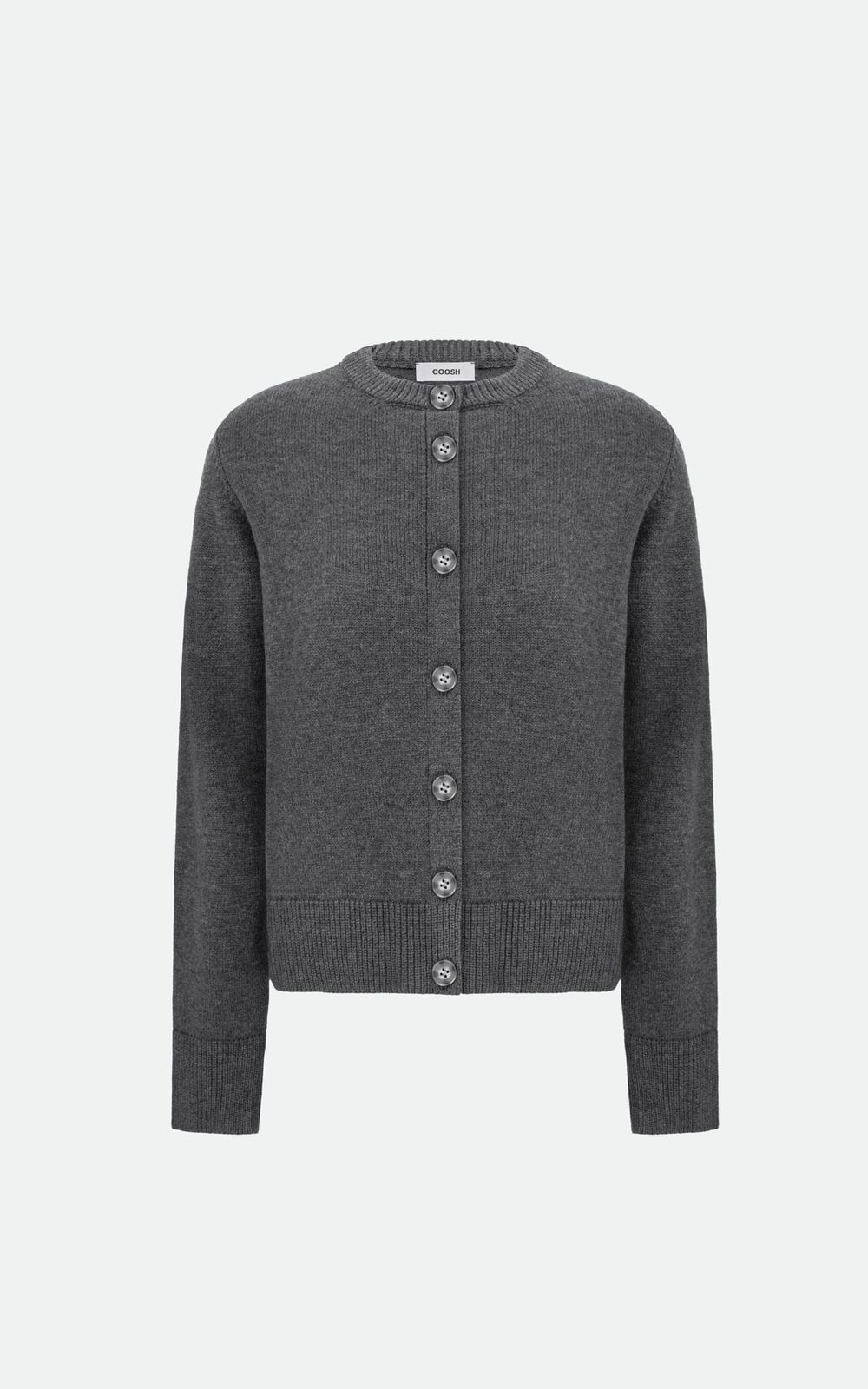 KATHIE Wool Cardigan - Graphite | COOSH