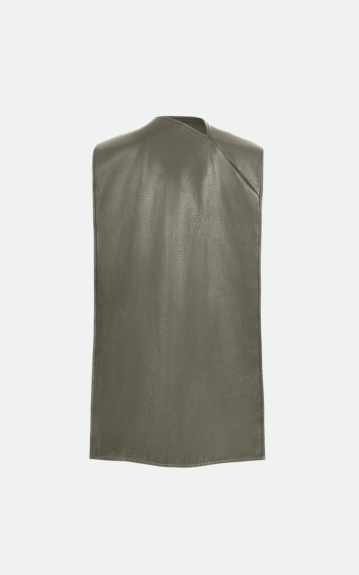 Faux Leather Cape
