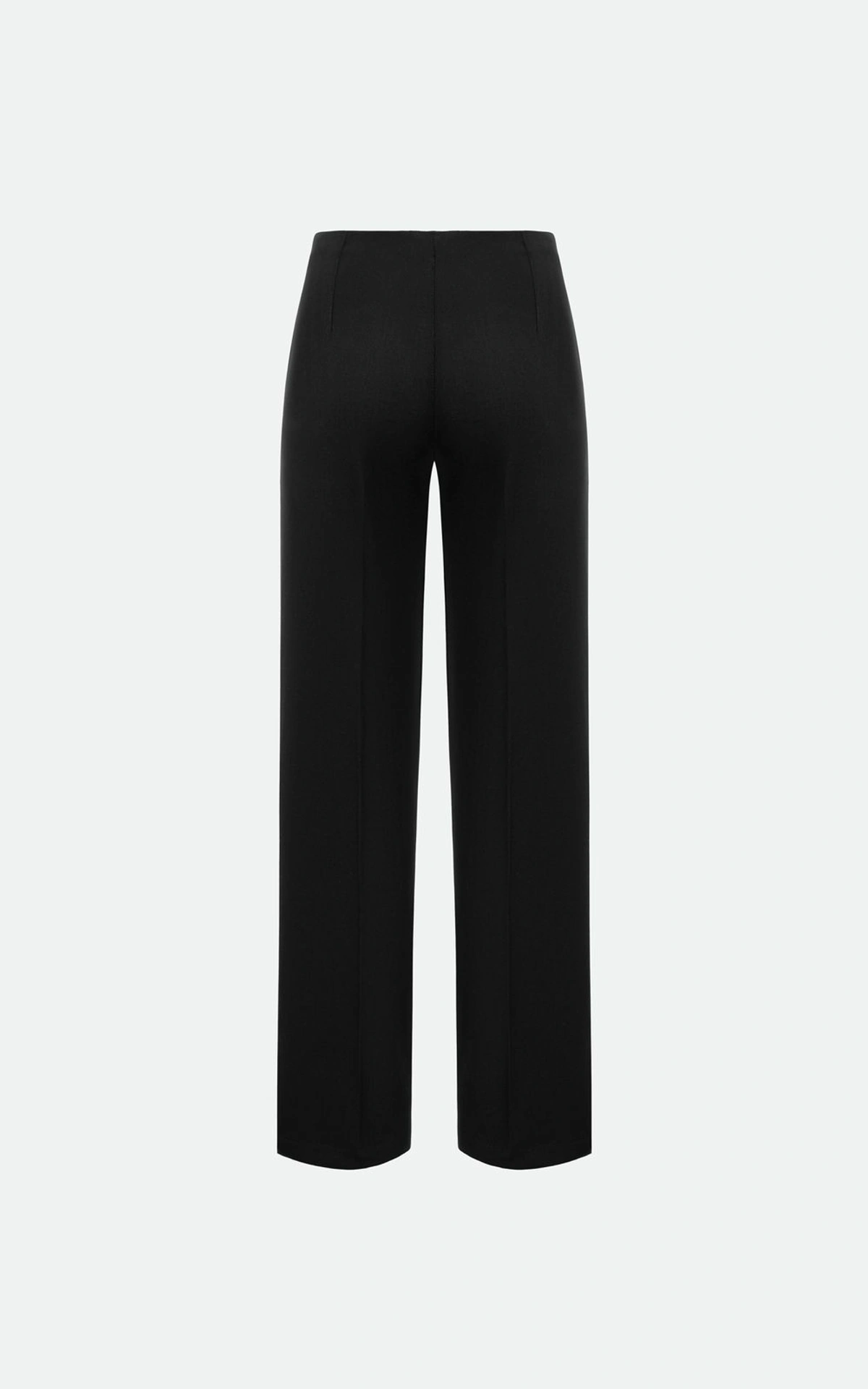 Fitted Trousers with Front Creases