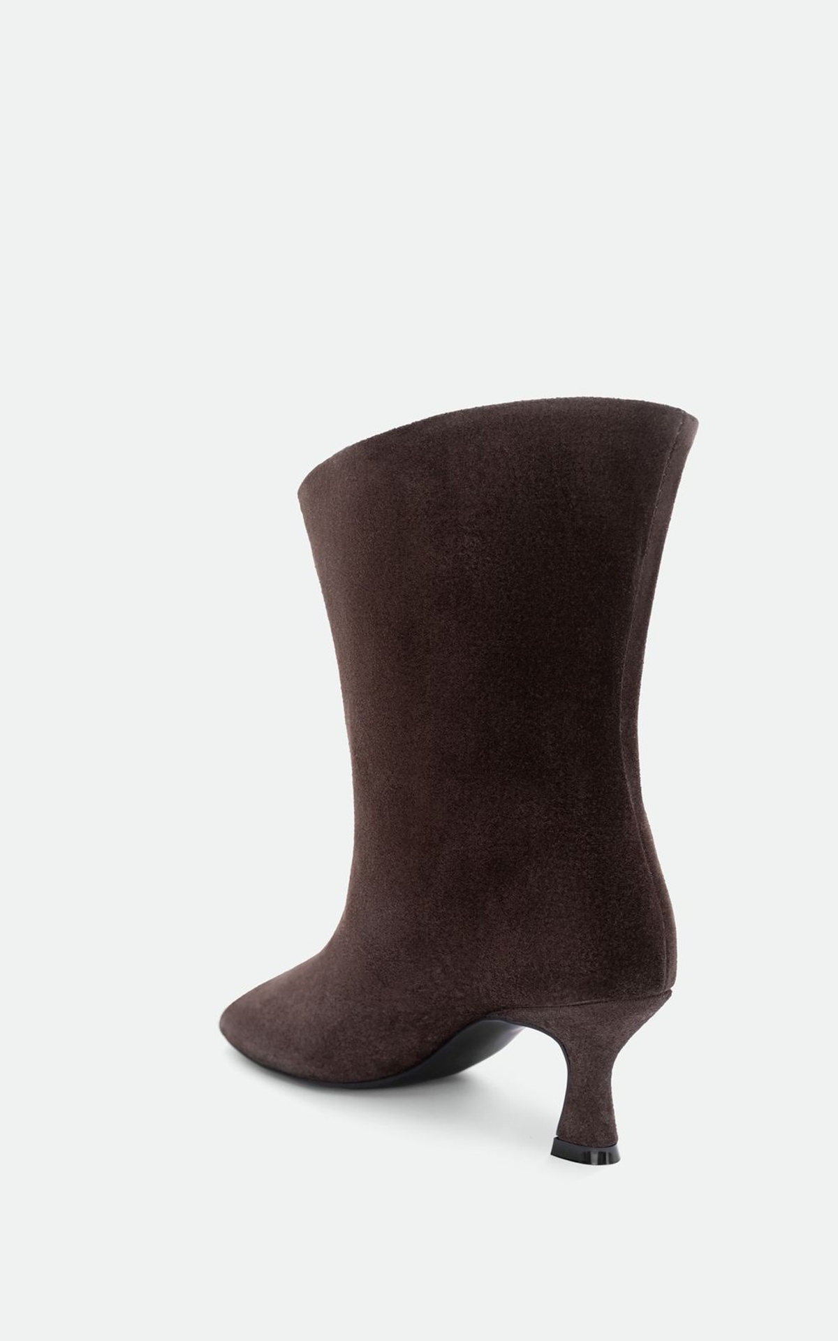 Open-Toe Suede Ankle Boots SAFARI