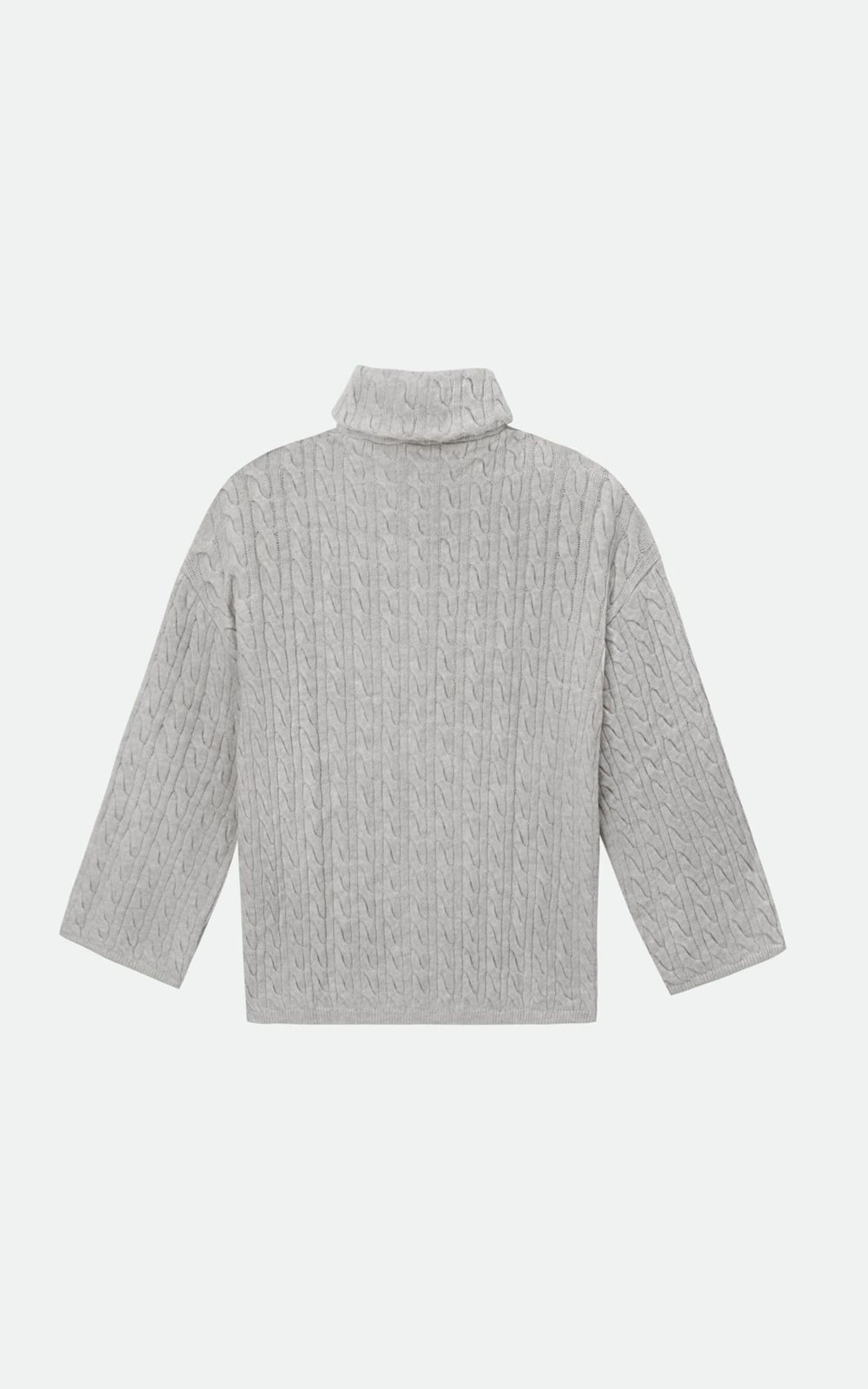 Sweter INGRID wełniany z zamkiem błyskawicznym