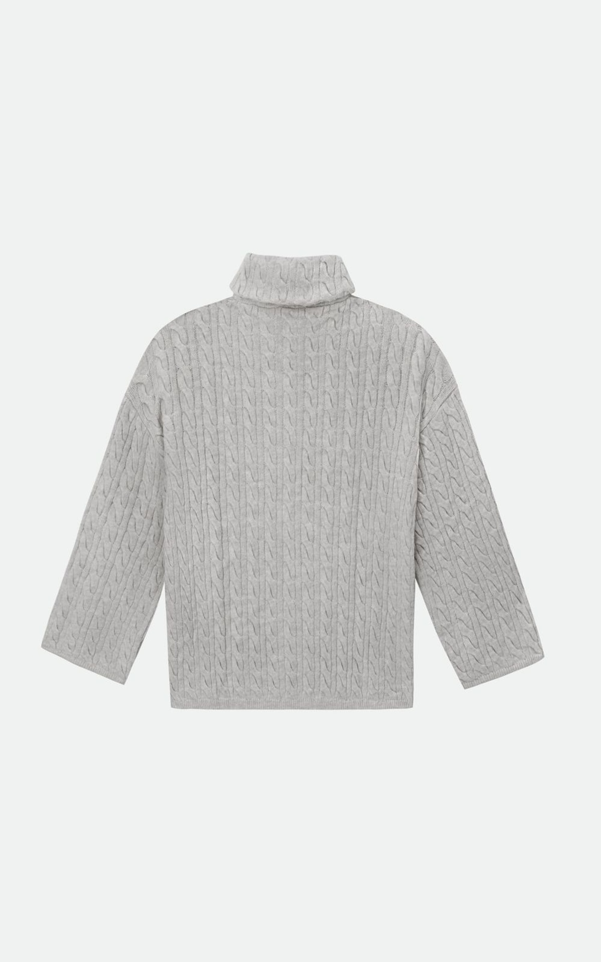 Sweter INGRID wełniany z zamkiem błyskawicznym