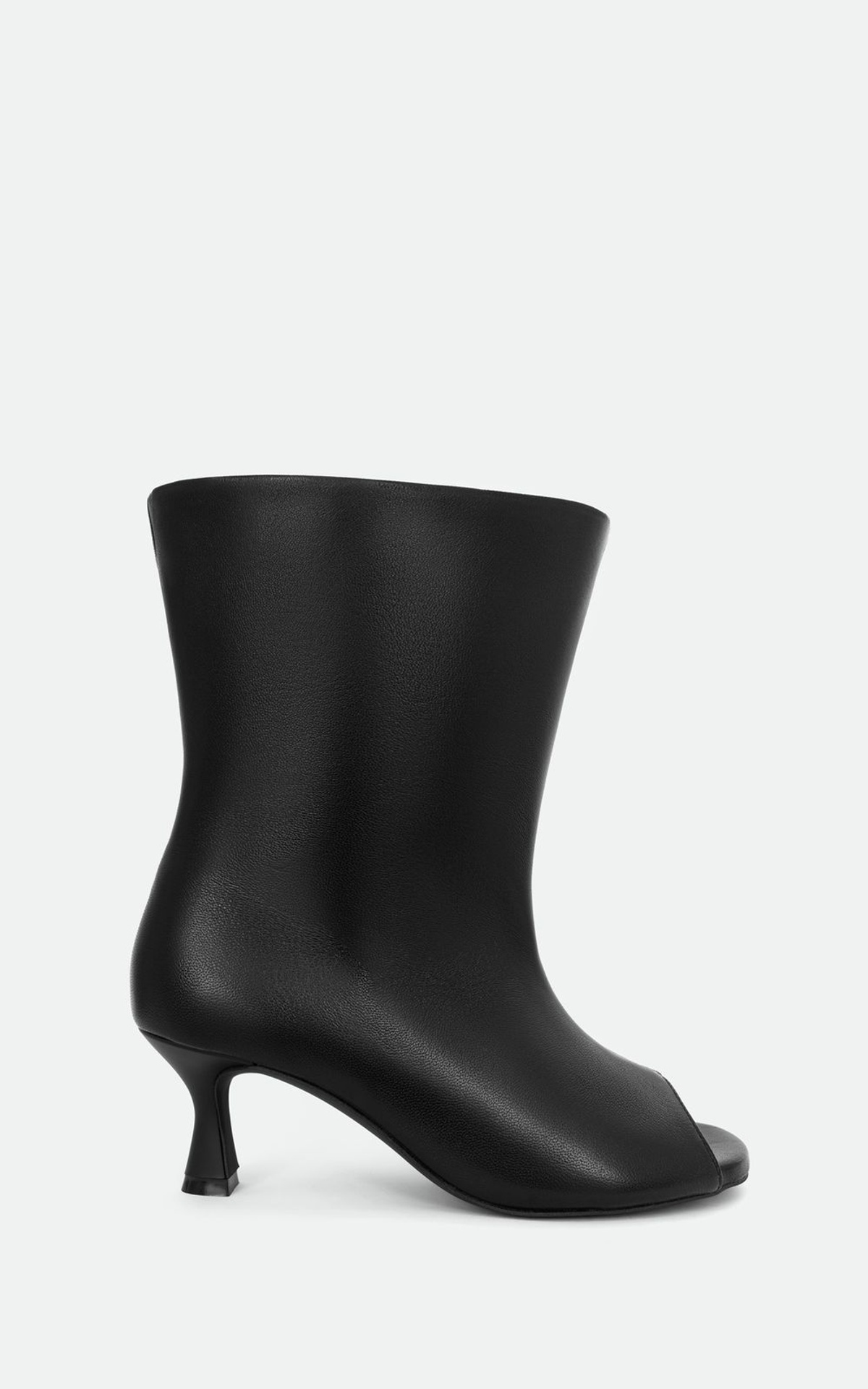 Чоботи SAFARI шкіряні вкорочені з відкритим мисом