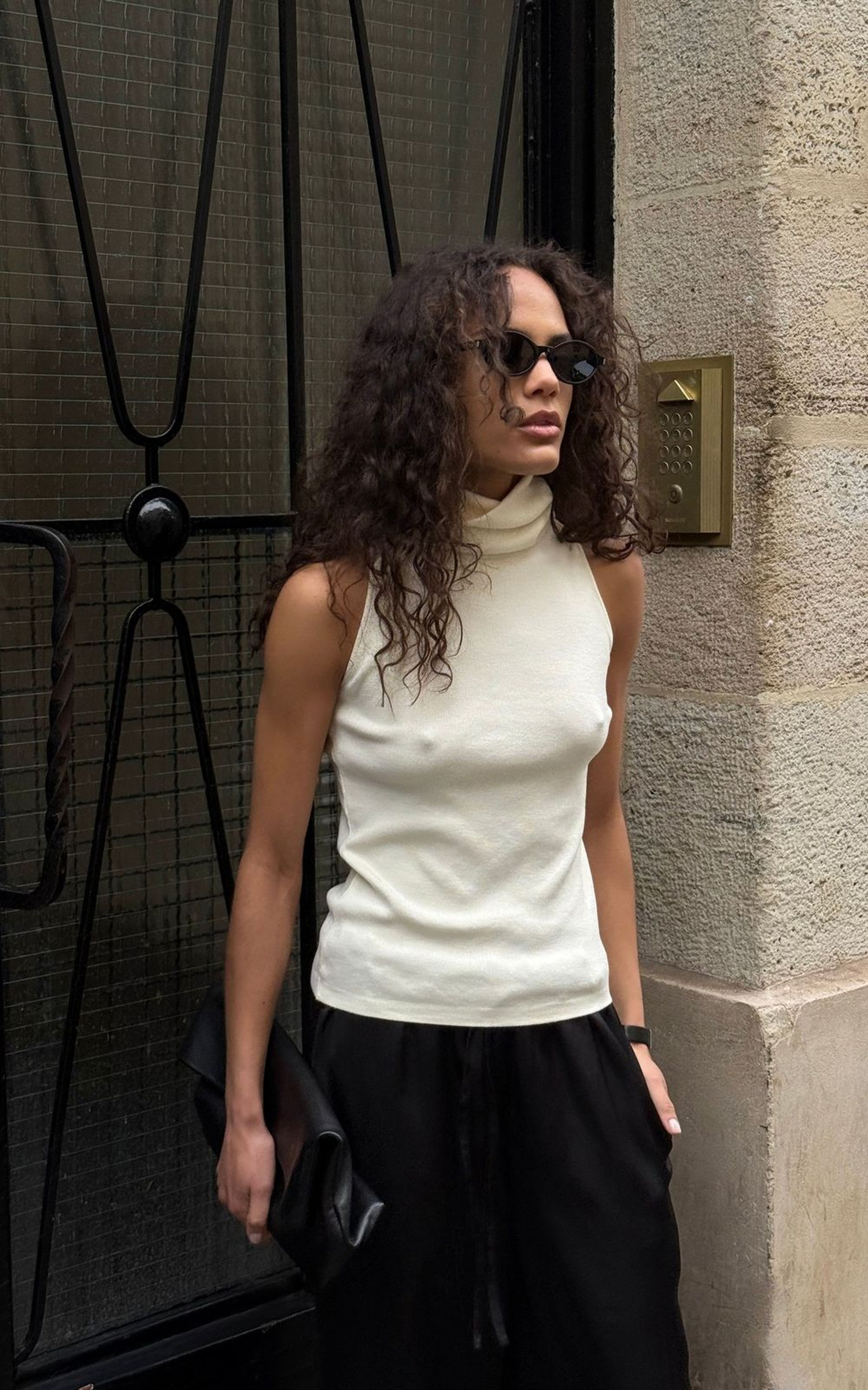 Halter-Neck Viscose Top