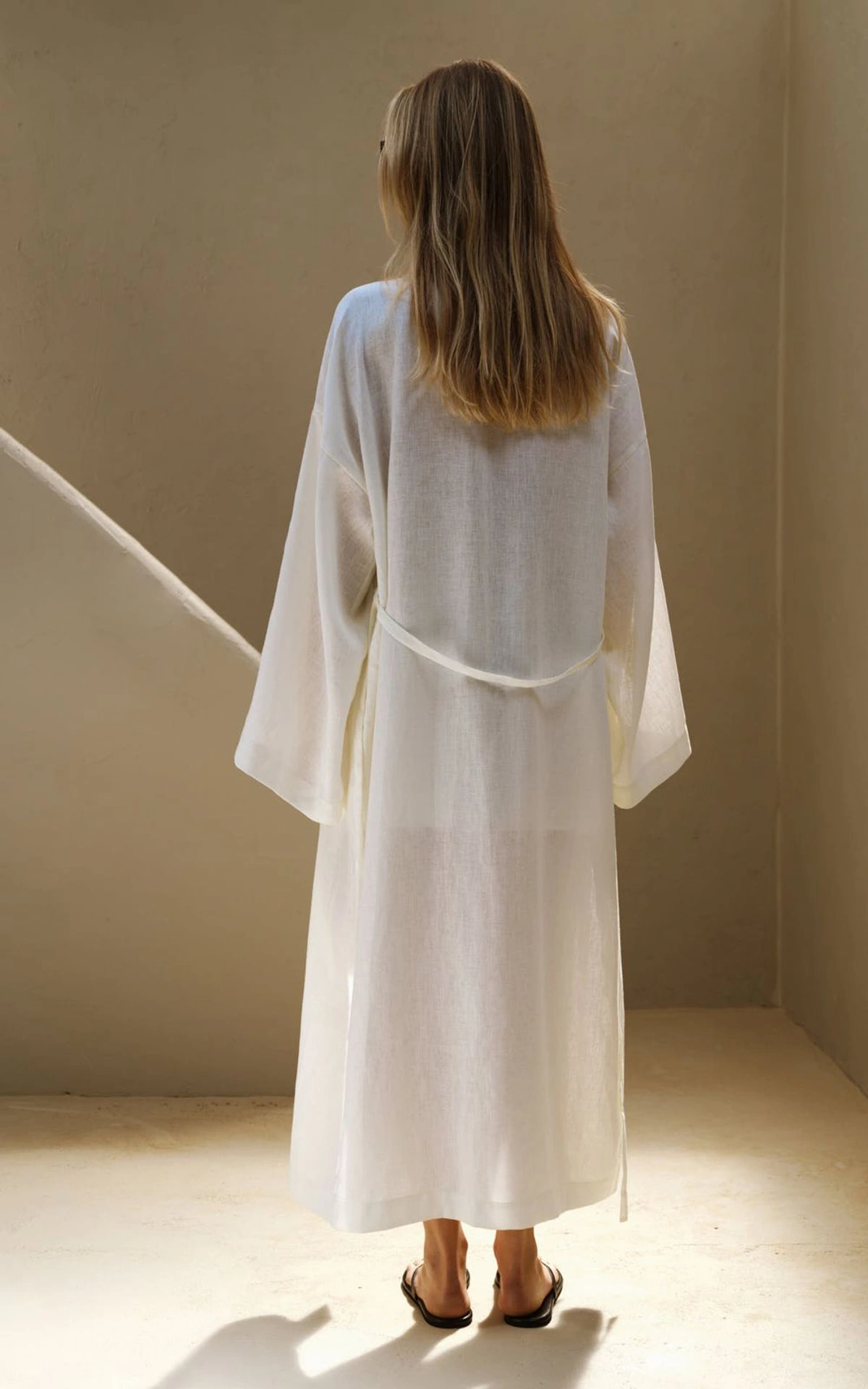 Koszula kimono z naturalnego lnu