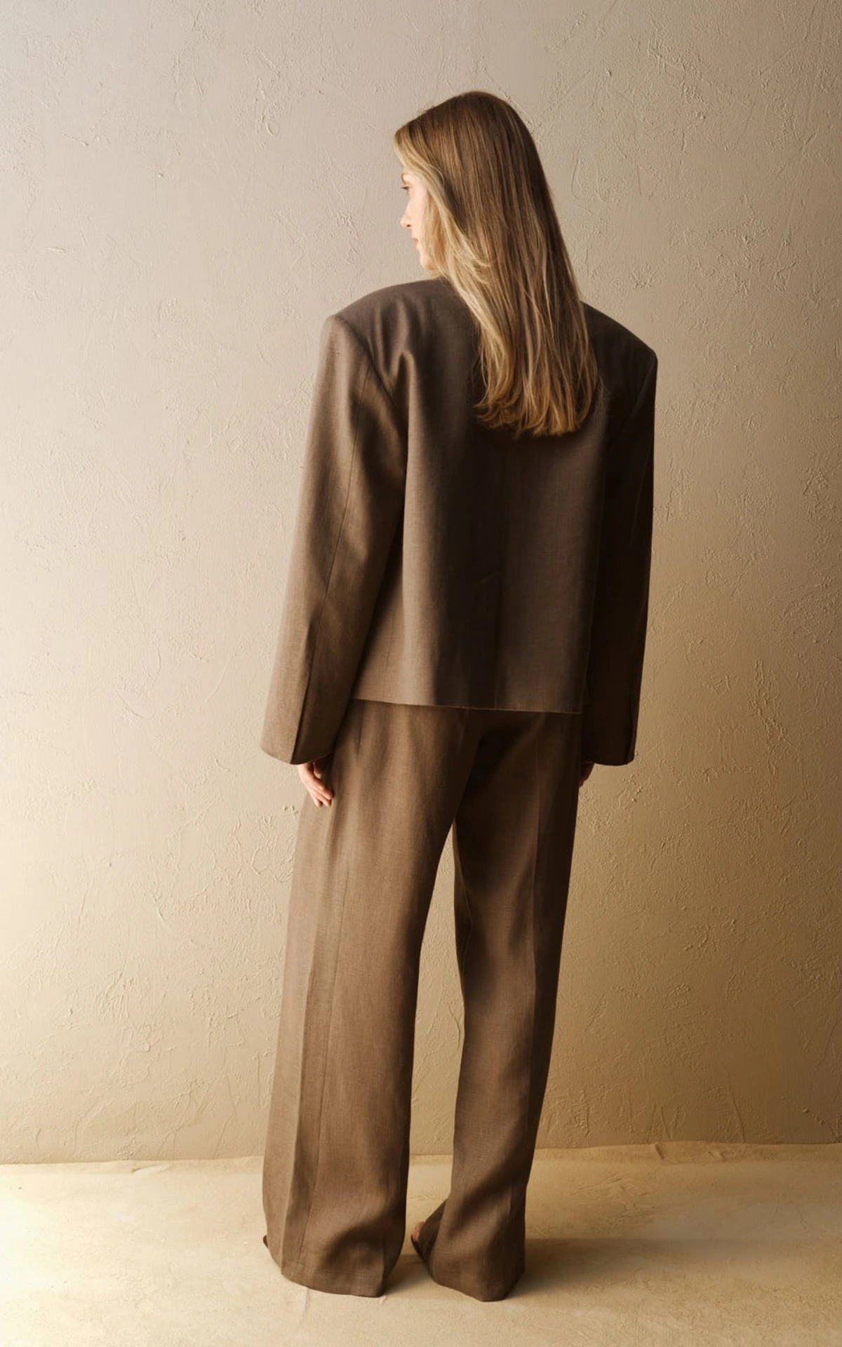Straight Leg Linen Palazzo Pants ARNE