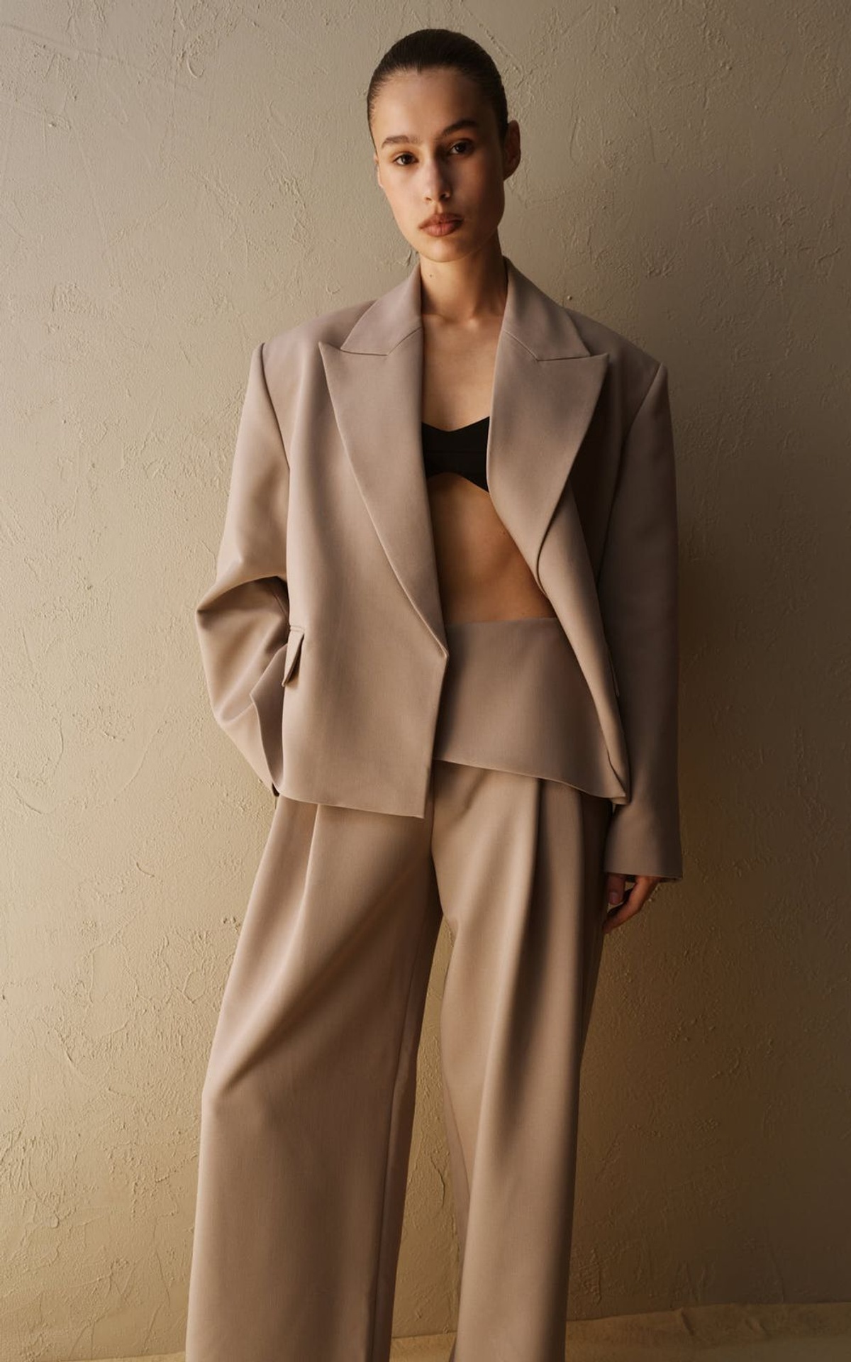 Straight-Cut Blazer in Lightweight Suit Fabric CLARK