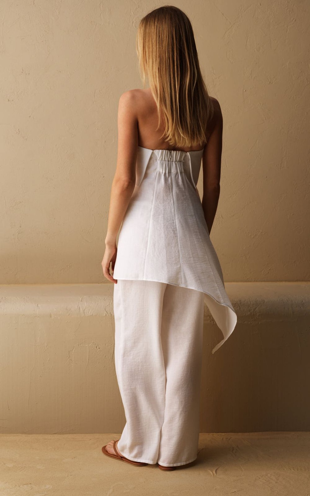 Relaxed Fit Viscose Pants