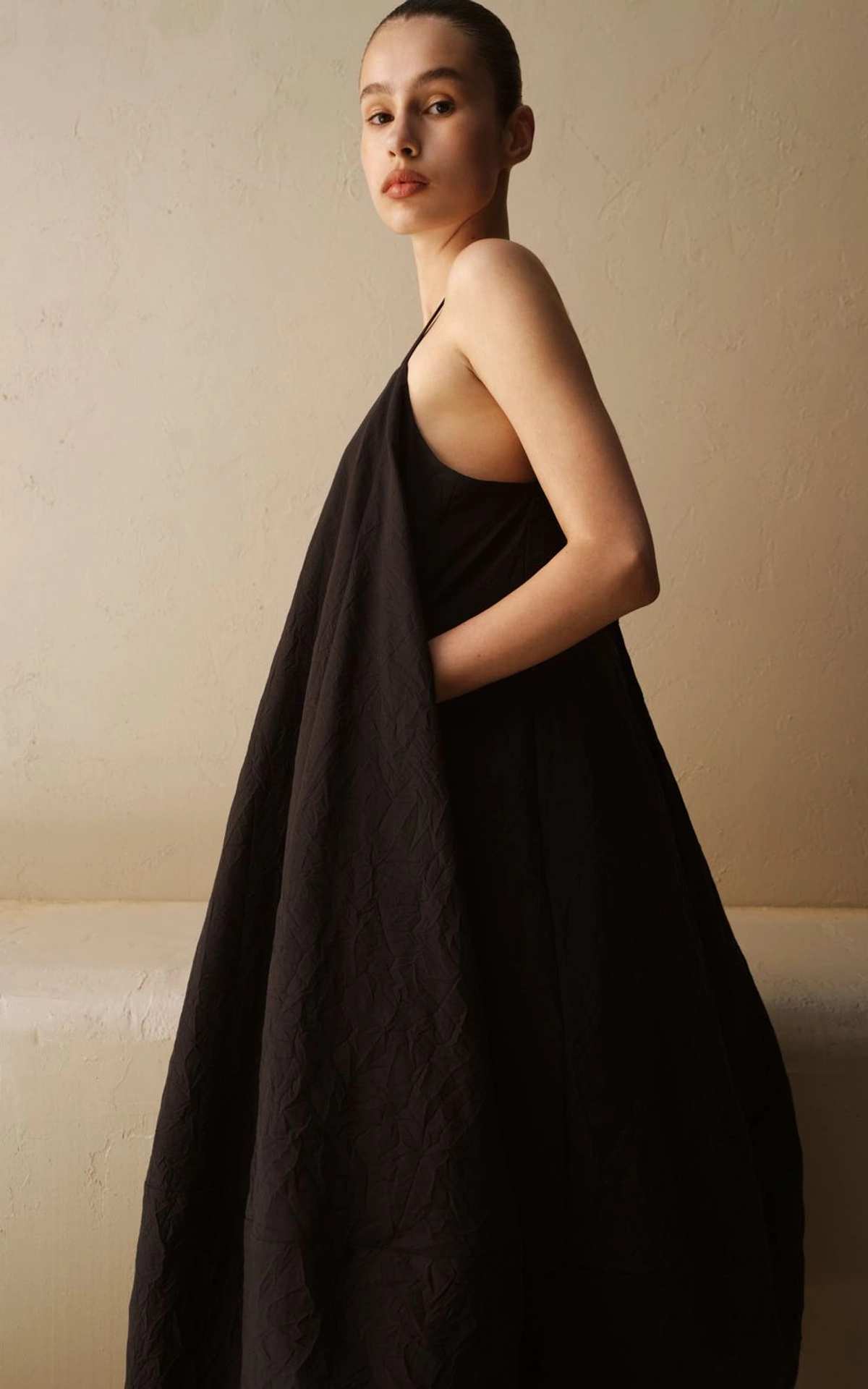 Maxi Cotton Sundress with Thin Straps