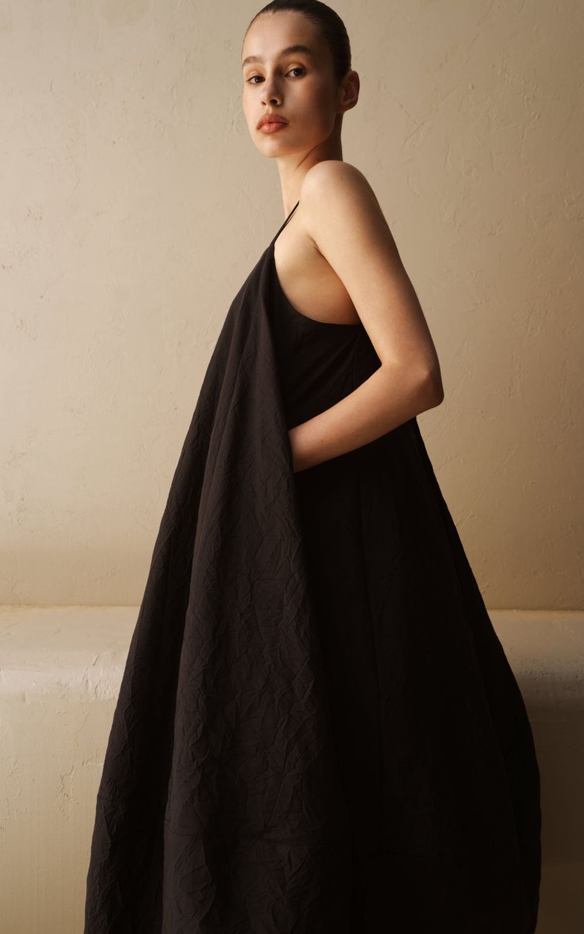 Maxi Cotton Sundress with Thin Straps