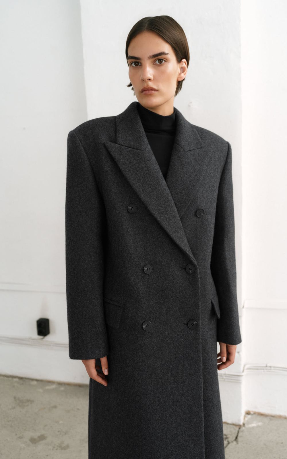 Women's Gray Coats | COOSH ⭐ Modern Monochrome