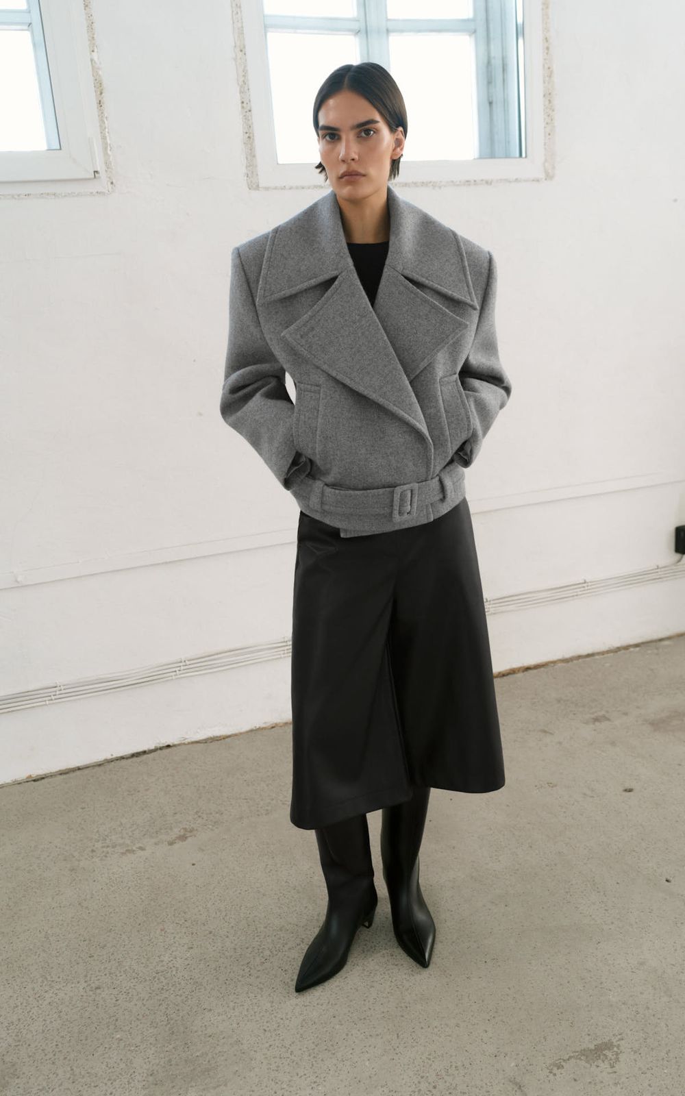 Women's Gray Coats | COOSH ⭐ Modern Monochrome