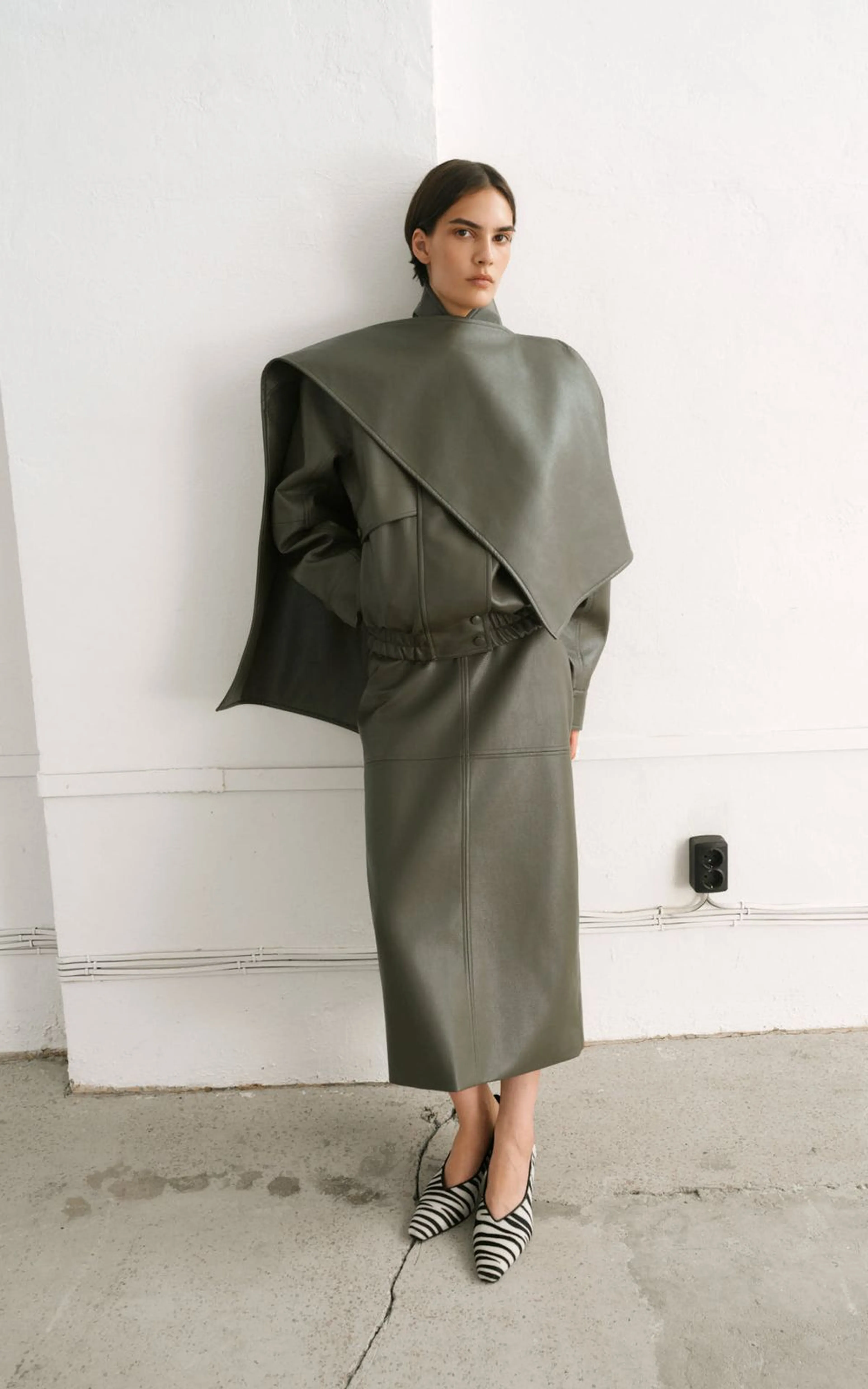 SIGNATURE Bomber Jacket with Stand Collar