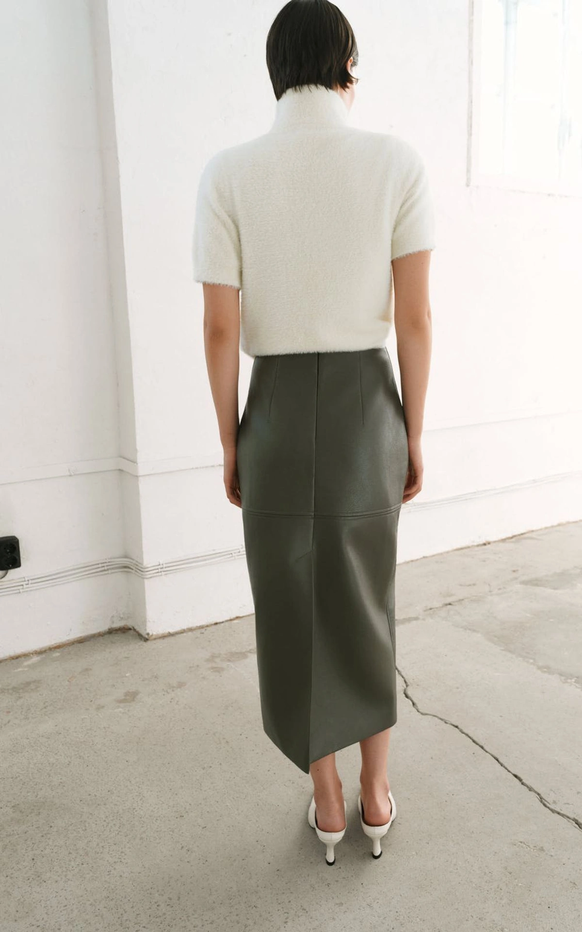 Textured Knit Short Sleeve Top