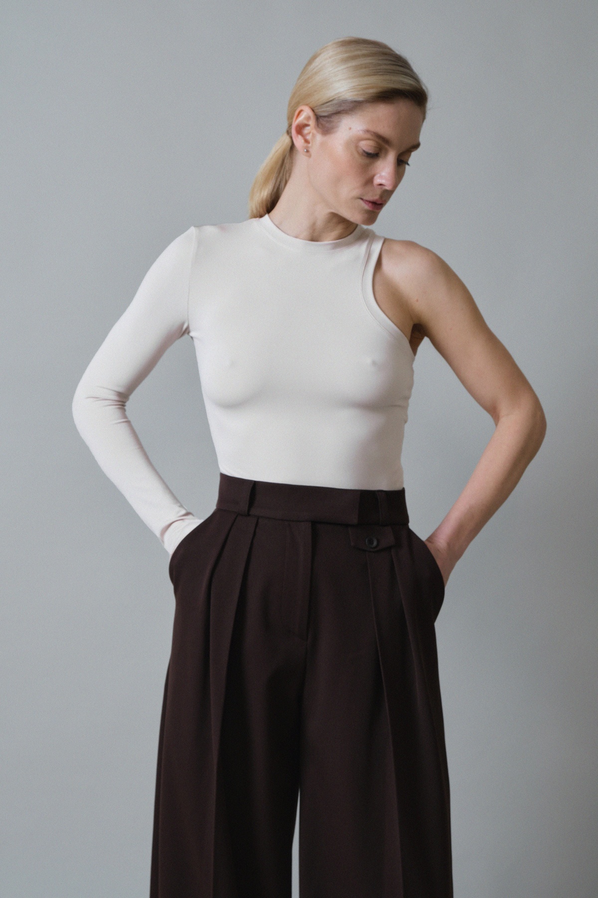 One Sleeve Bodysuit