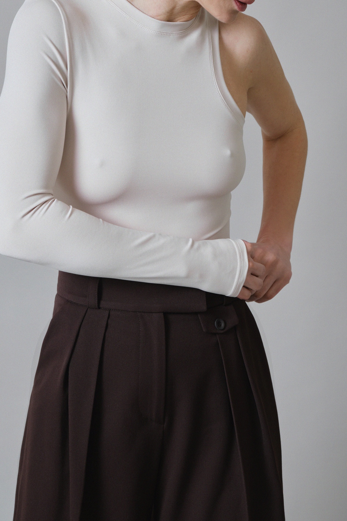 One Sleeve Bodysuit