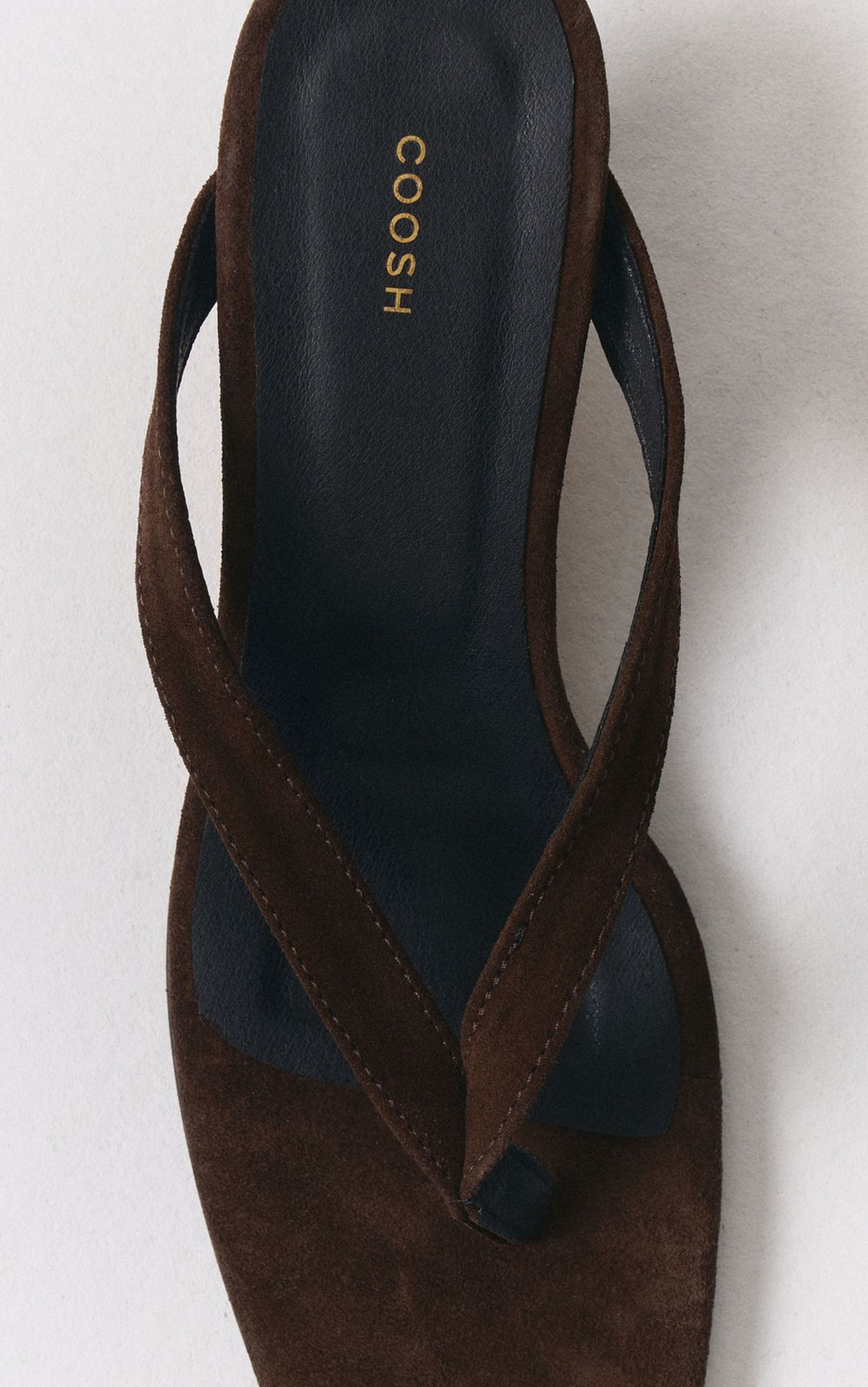 Suede Slides-Mules on Kitten Heels