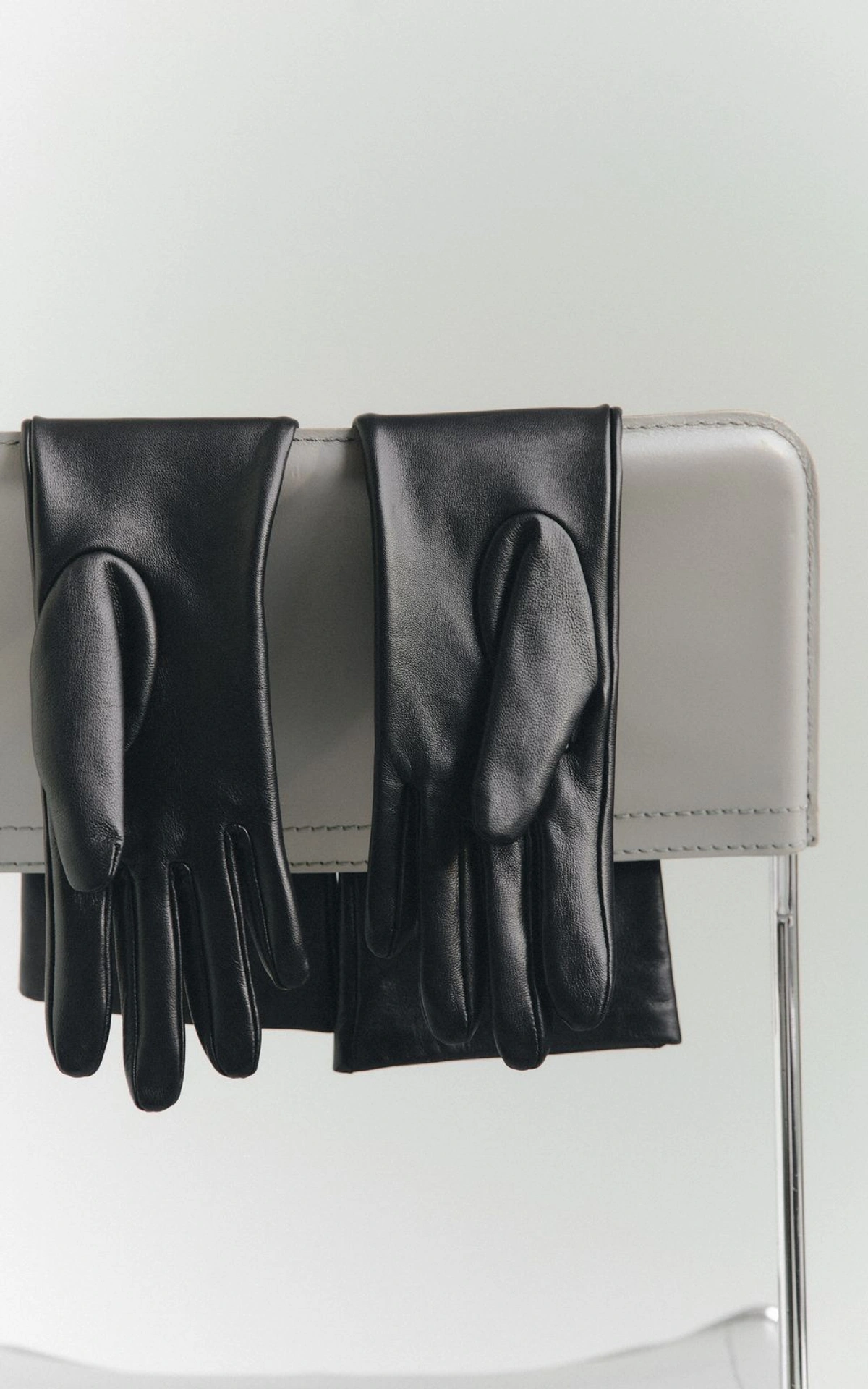 Long Leather Gloves