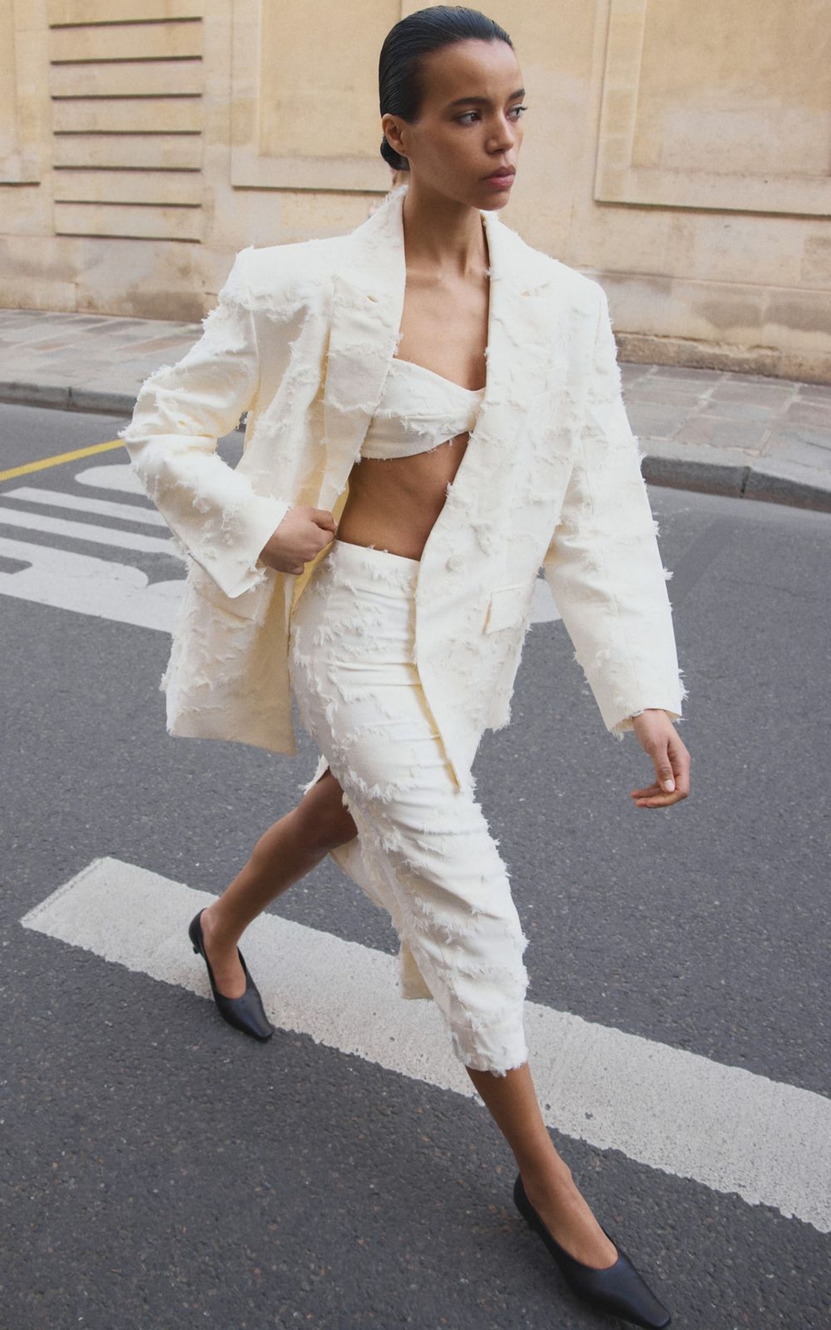 Жакет JACQUELINE з фактурної тканини