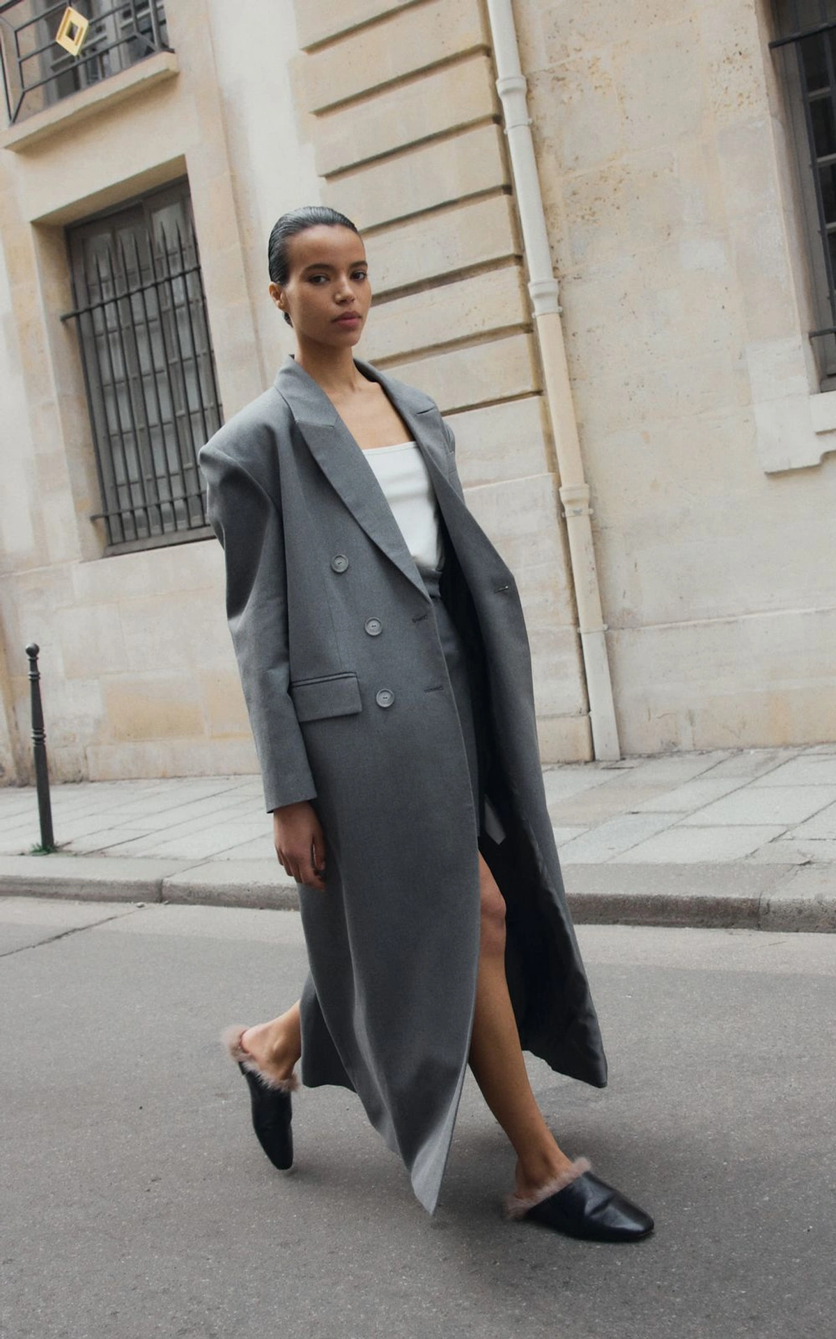 Maxi Tailored Blazer Coat