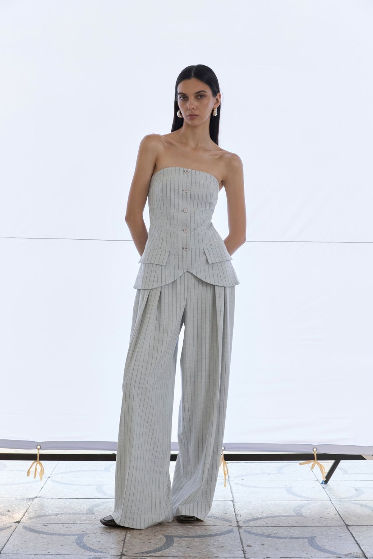 Striped Palazzo Pants BASIC