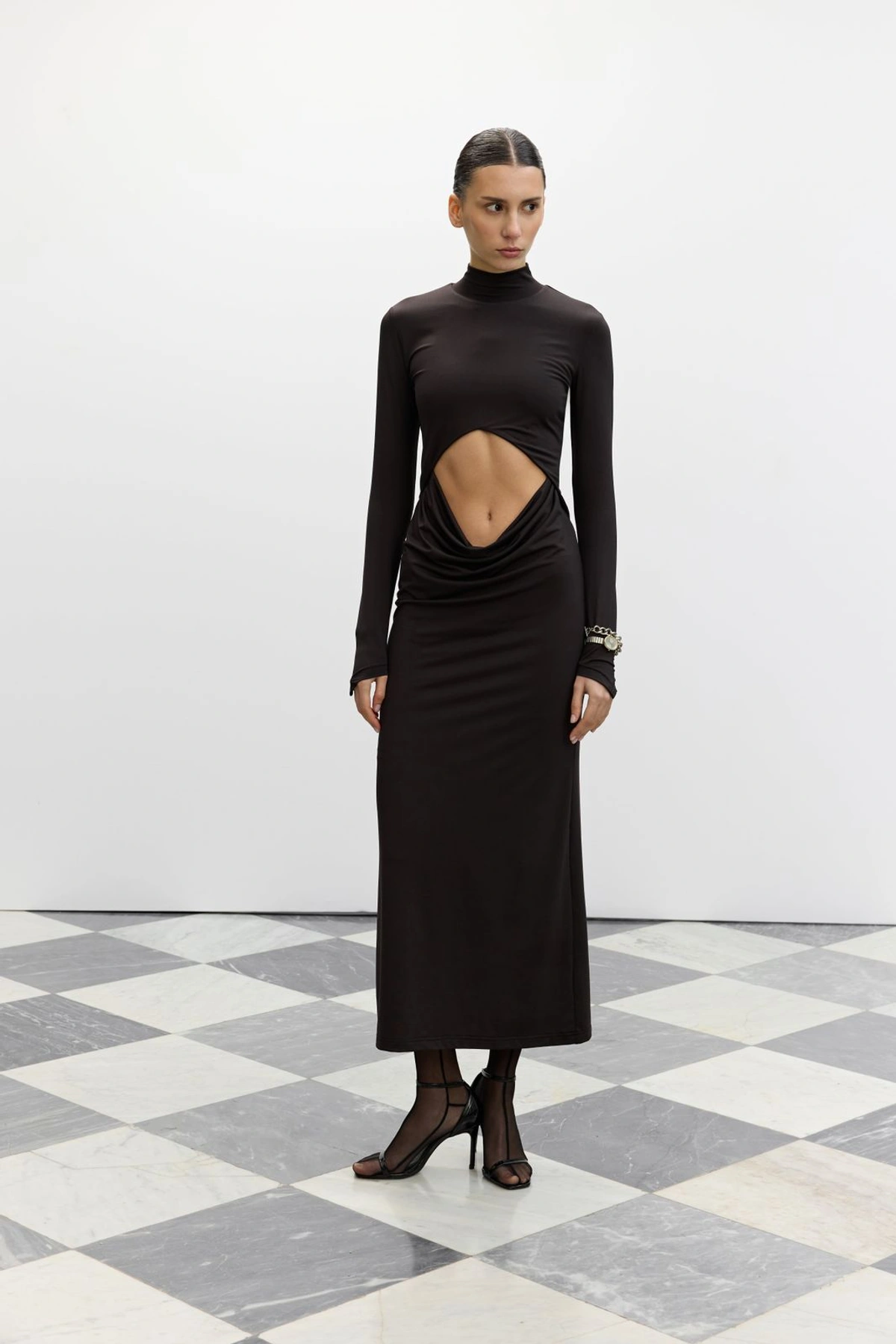 VIVIENNE Maxi Dress with Accent Cut-Out