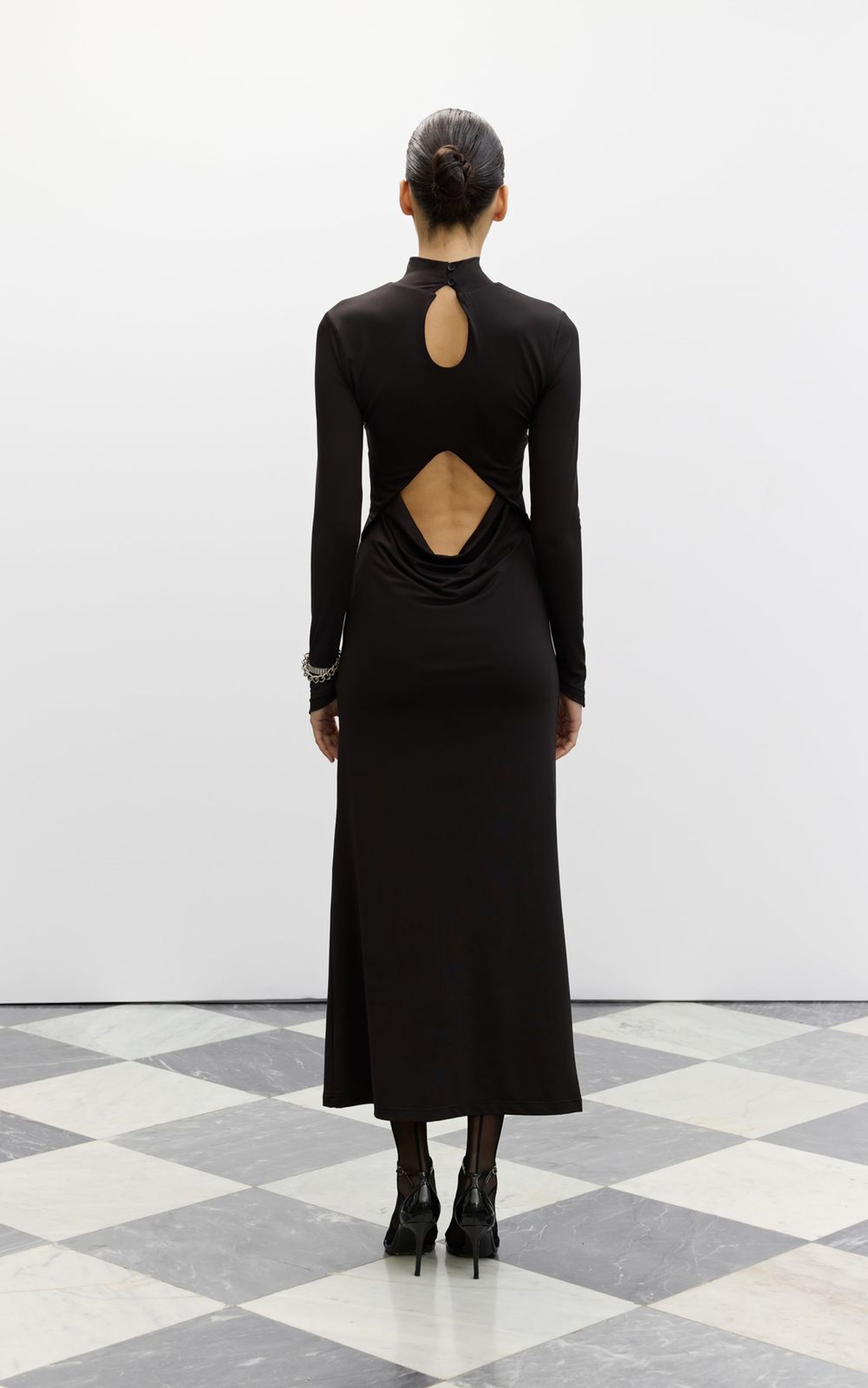 Сукня максі VIVIENNE з акцентним вирізом