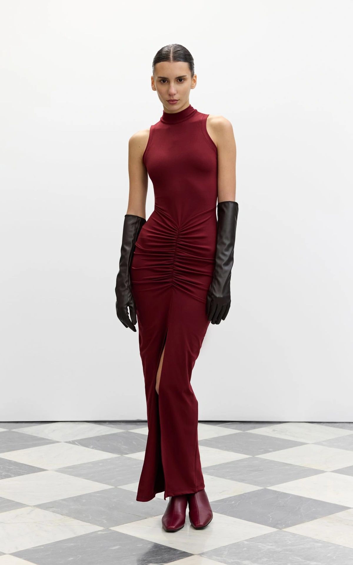 Draped Maxi Dress