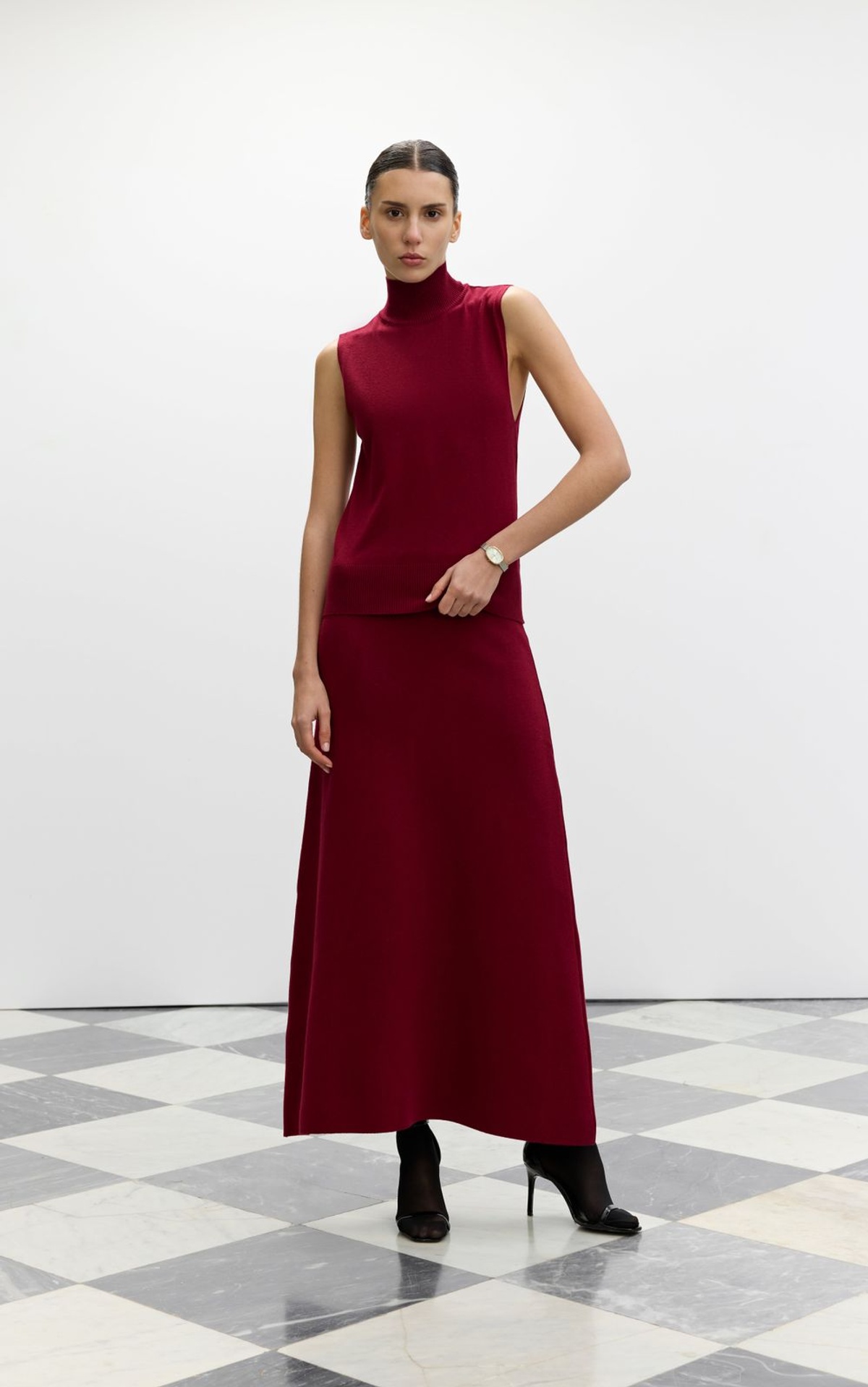 A-Line Knitted Skirt